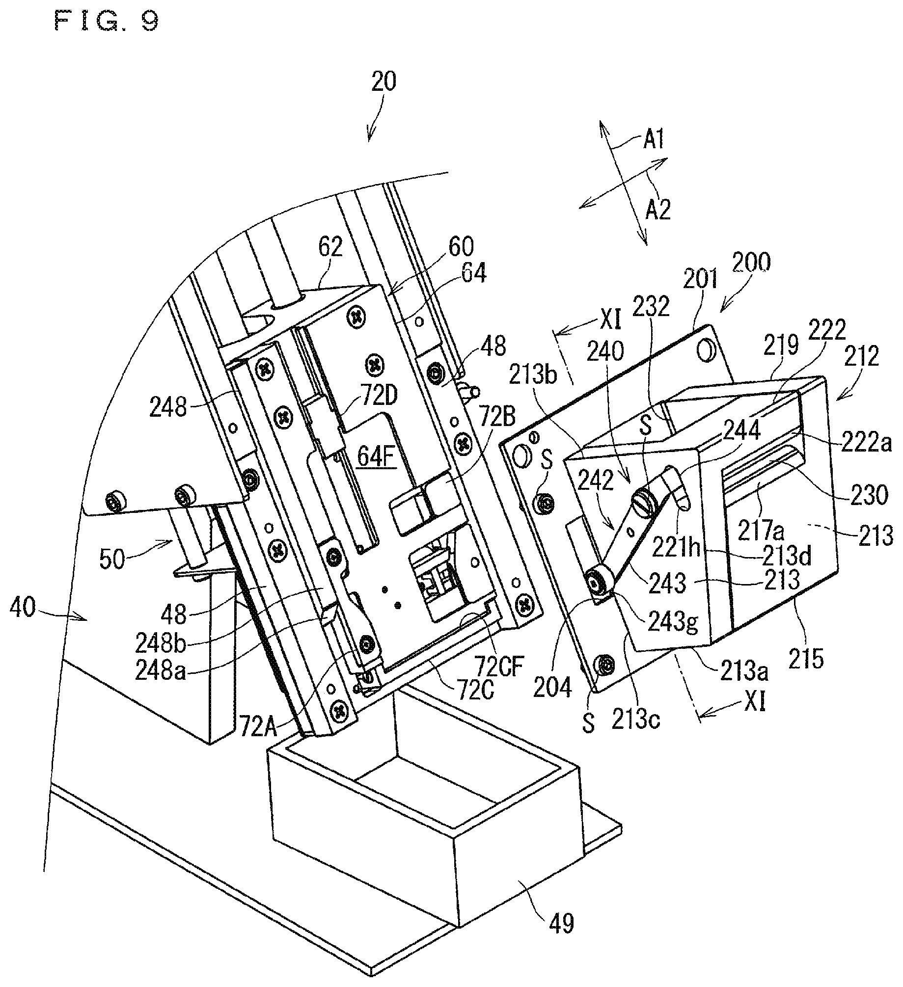 Patent US12618990 Figure 9 – Radiation image scanner