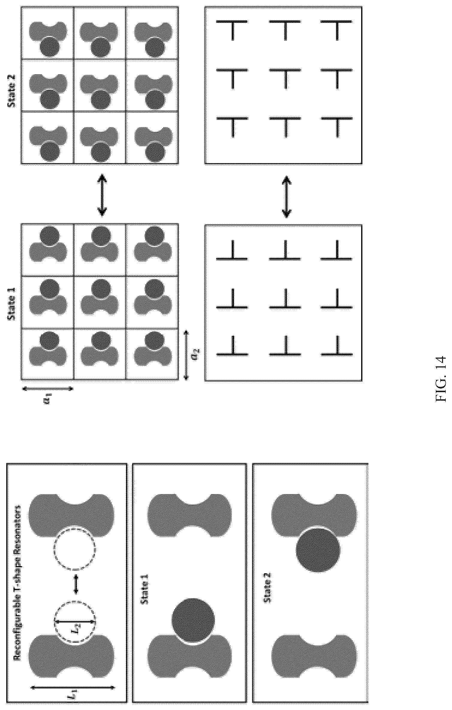 Patent US12619003 Figure 14 – Multistable elastic pixel (mep)-based reversibly reconfigurable metasurfaces