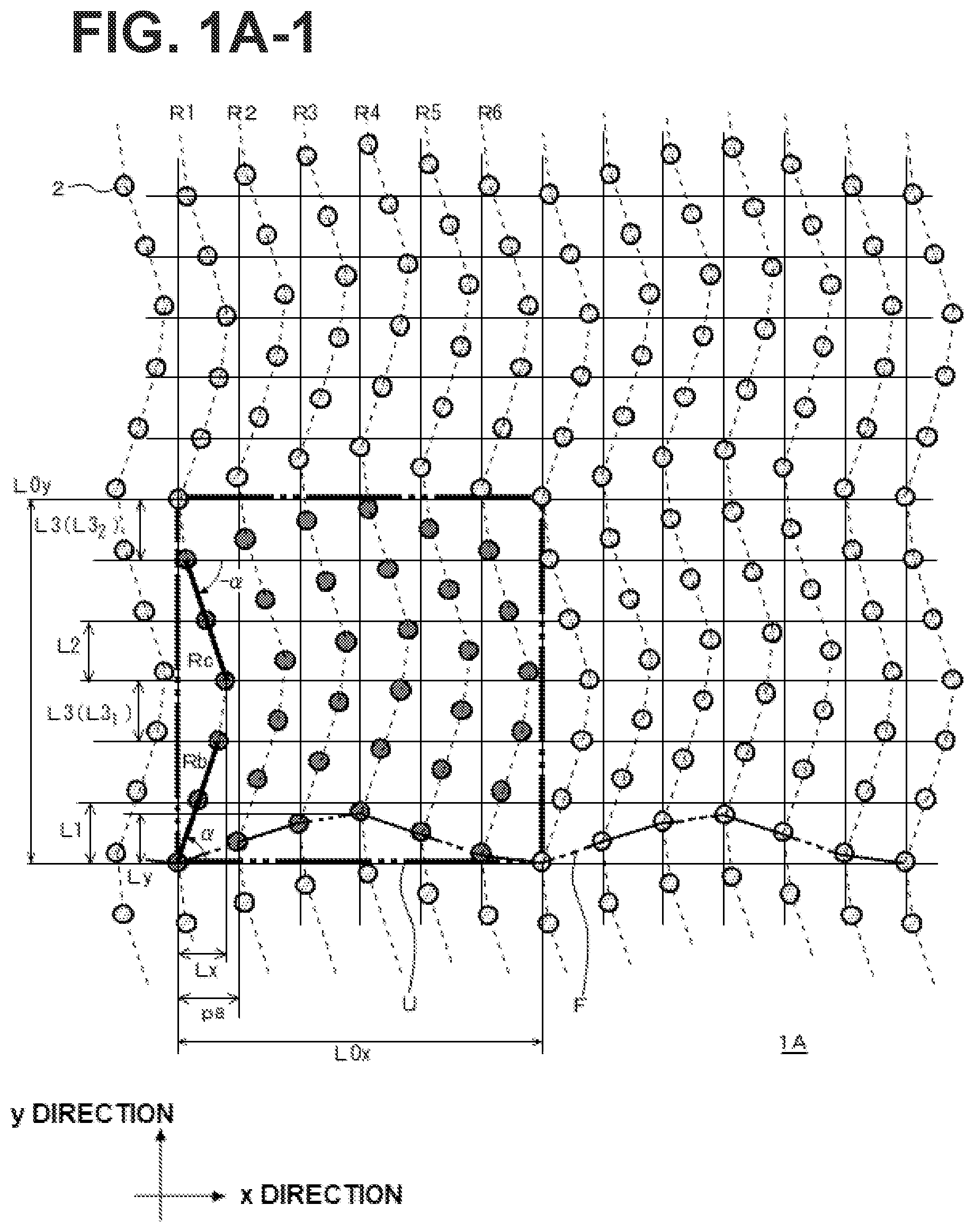 Patent US12619014 Figure 1 – Pseudo random dot pattern and creation method of same