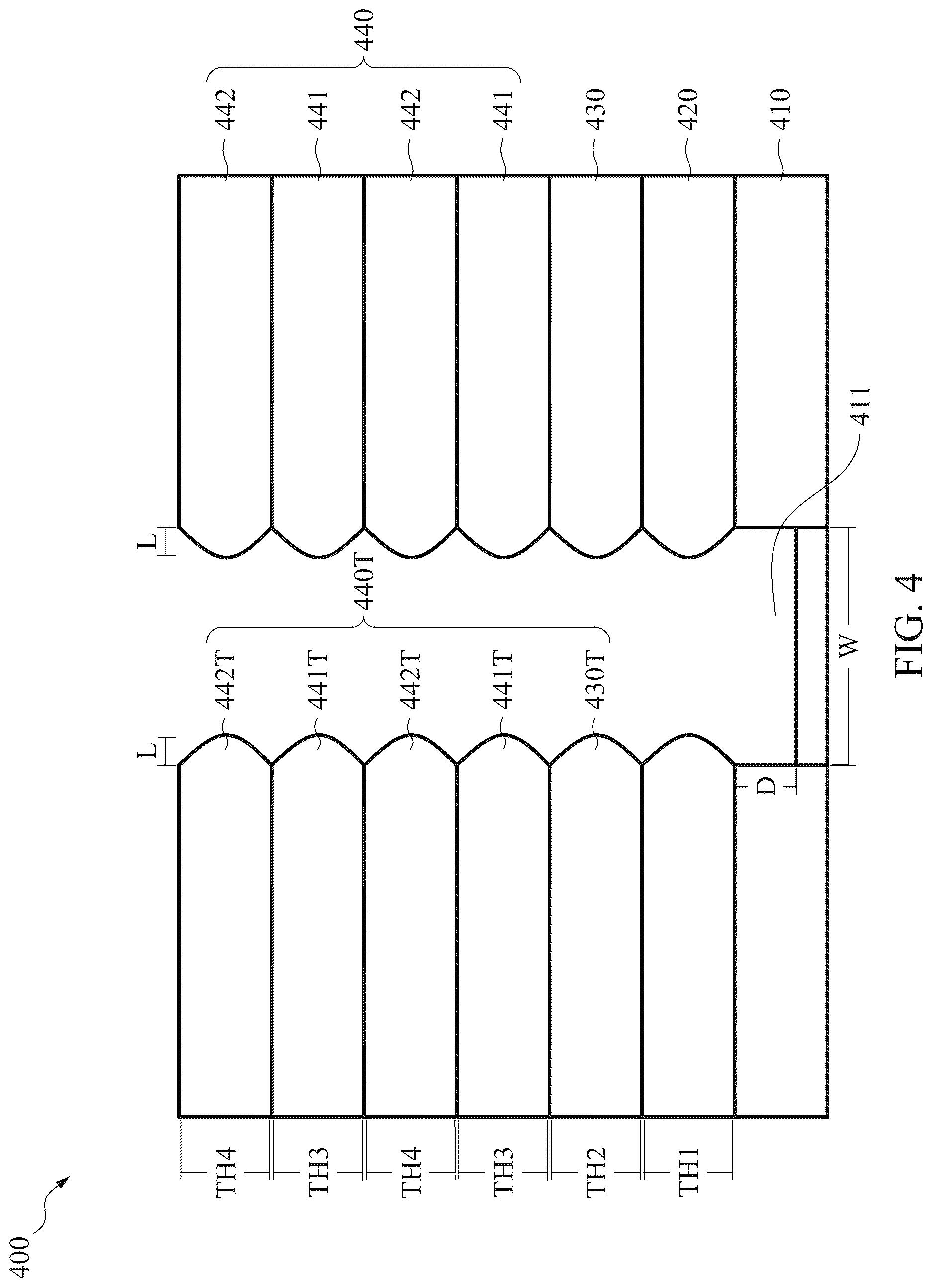 Patent US12619017 Figure 4 – Optical filter and method of producing the same