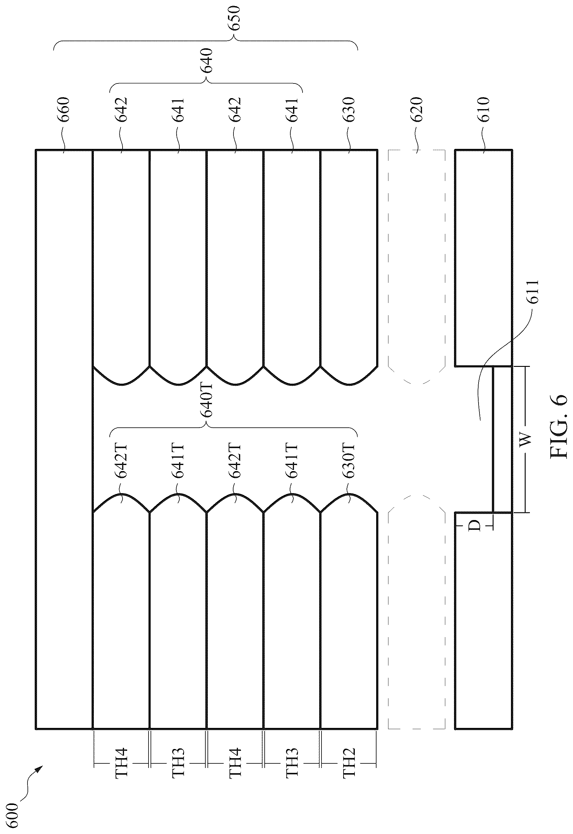 Patent US12619017 Figure 6 – Optical filter and method of producing the same