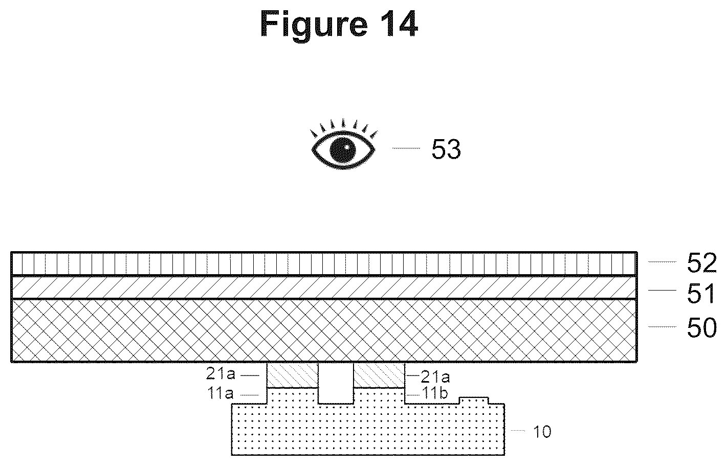 Patent US12619020 Figure 8 – Method of generating a spatially limited film stack on a light sensor element