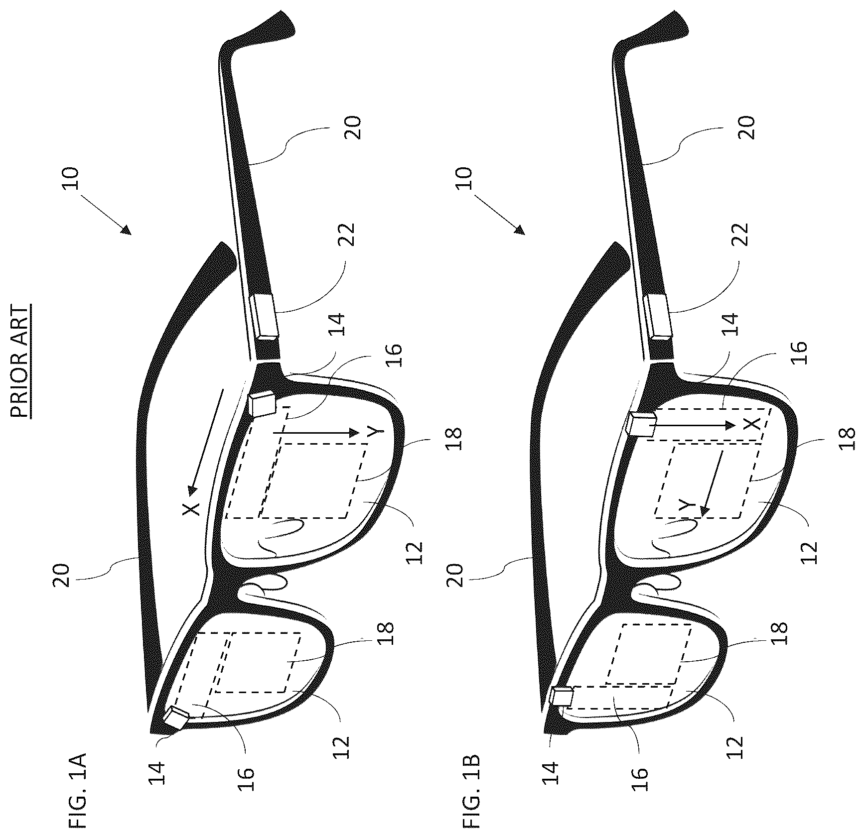 Patent US12619023 Figure 1 – Optical systems including light-guide optical elements for two-dimensional expansion with retarder element