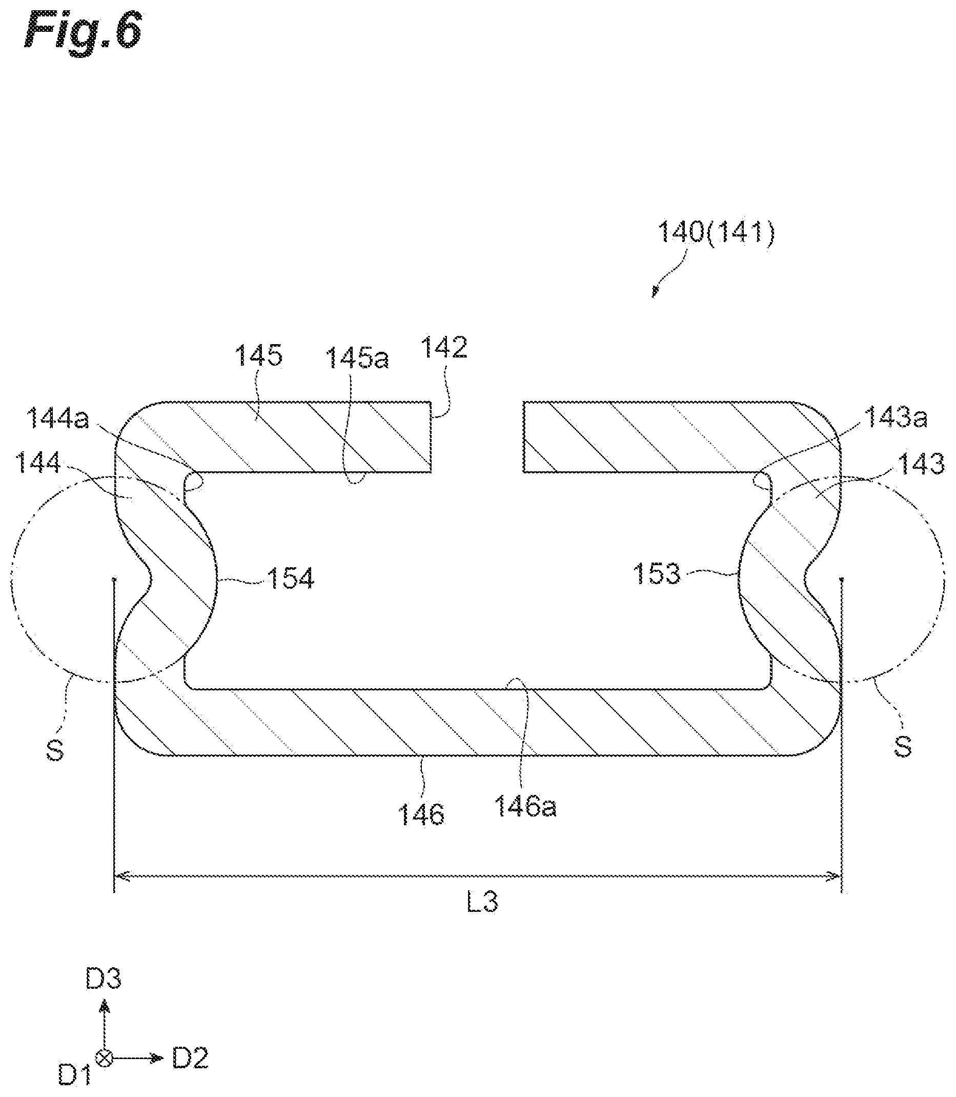 Patent US12619032 Figure 6 – Adapter and optical connection structure