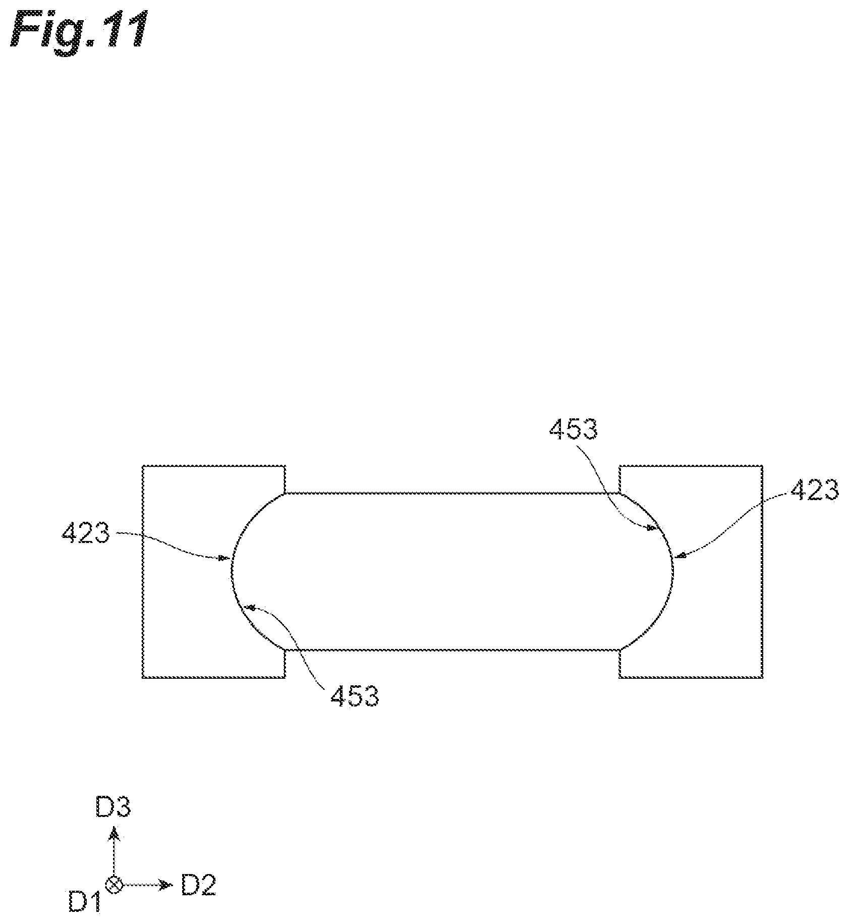 Patent US12619032 Figure 11 – Adapter and optical connection structure