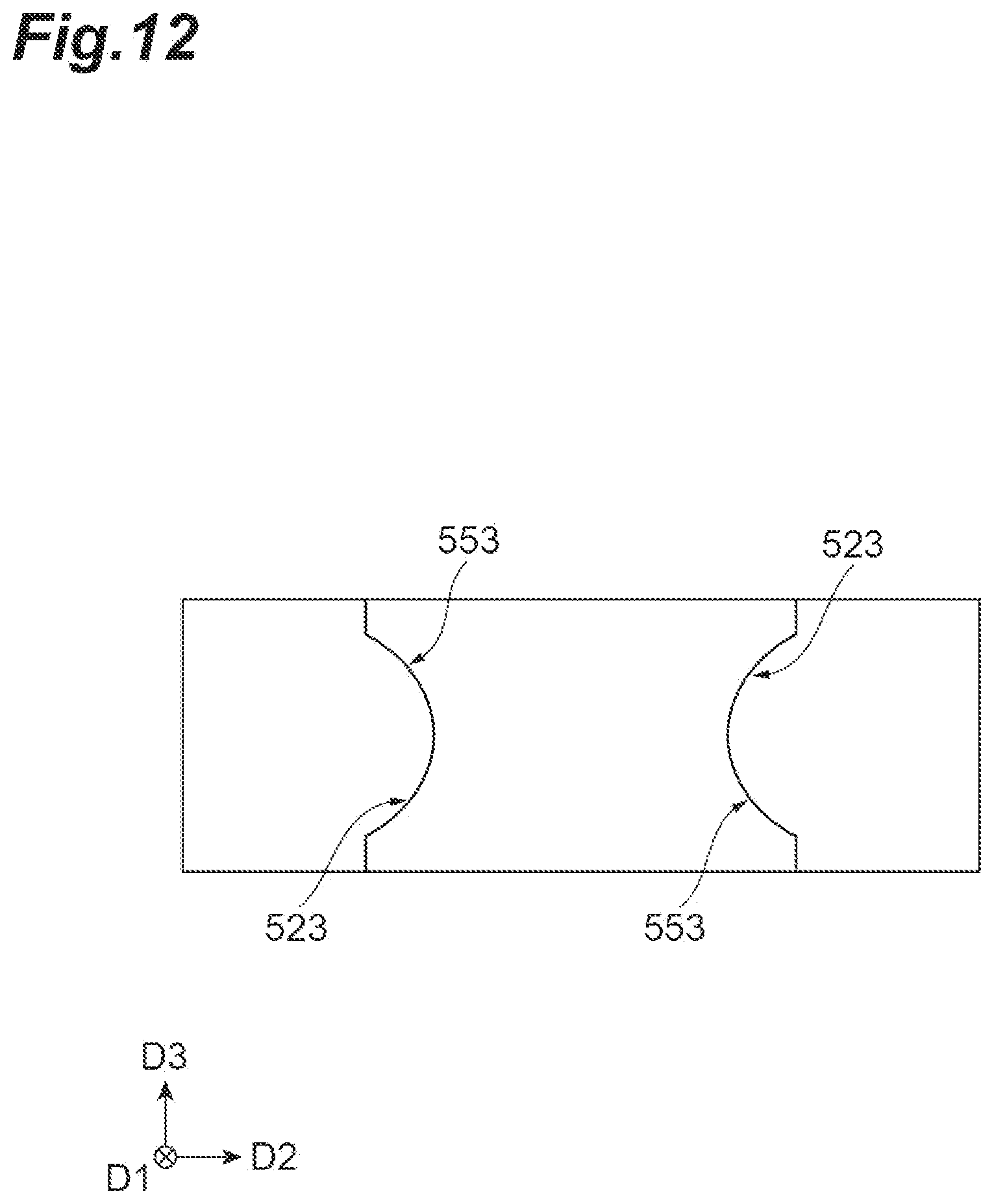 Patent US12619032 Figure 12 – Adapter and optical connection structure