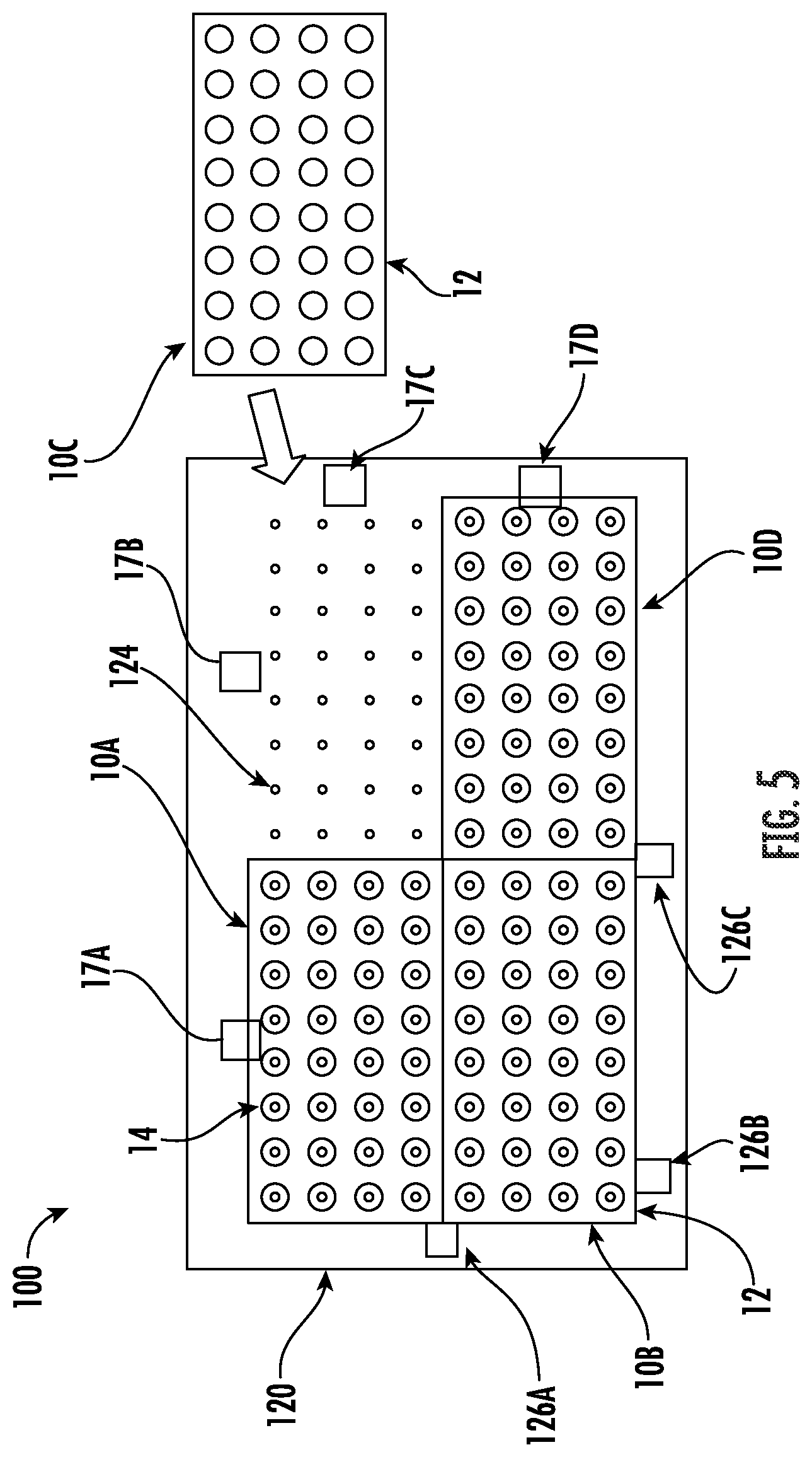 Patent US12619033 Figure 3 – Lens-based connector assemblies having precision alignment features and methods for fabricating the same