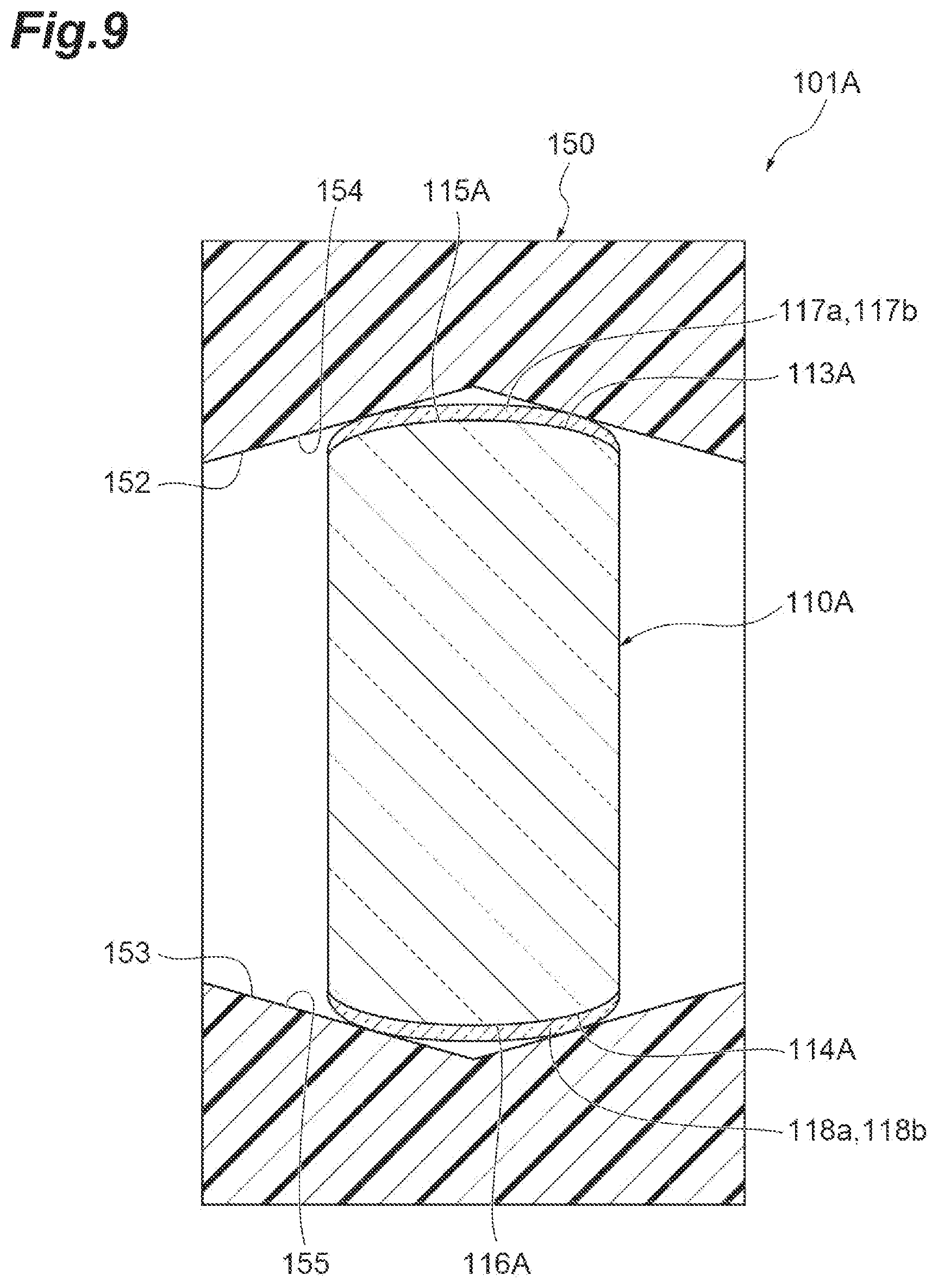 Patent US12619034 Figure 9 – Ferrule, optical connector, and optical connection structure