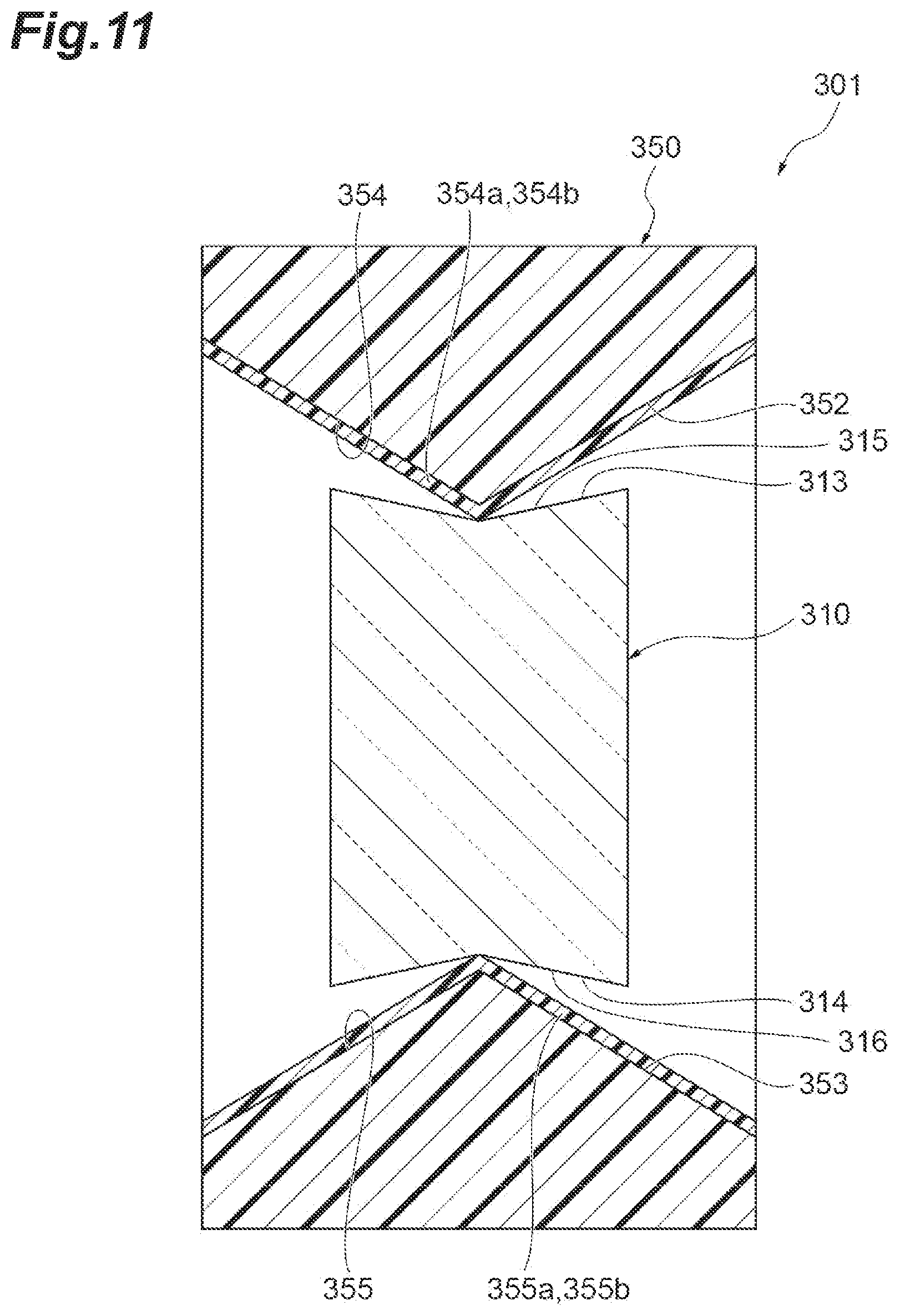 Patent US12619034 Figure 11 – Ferrule, optical connector, and optical connection structure