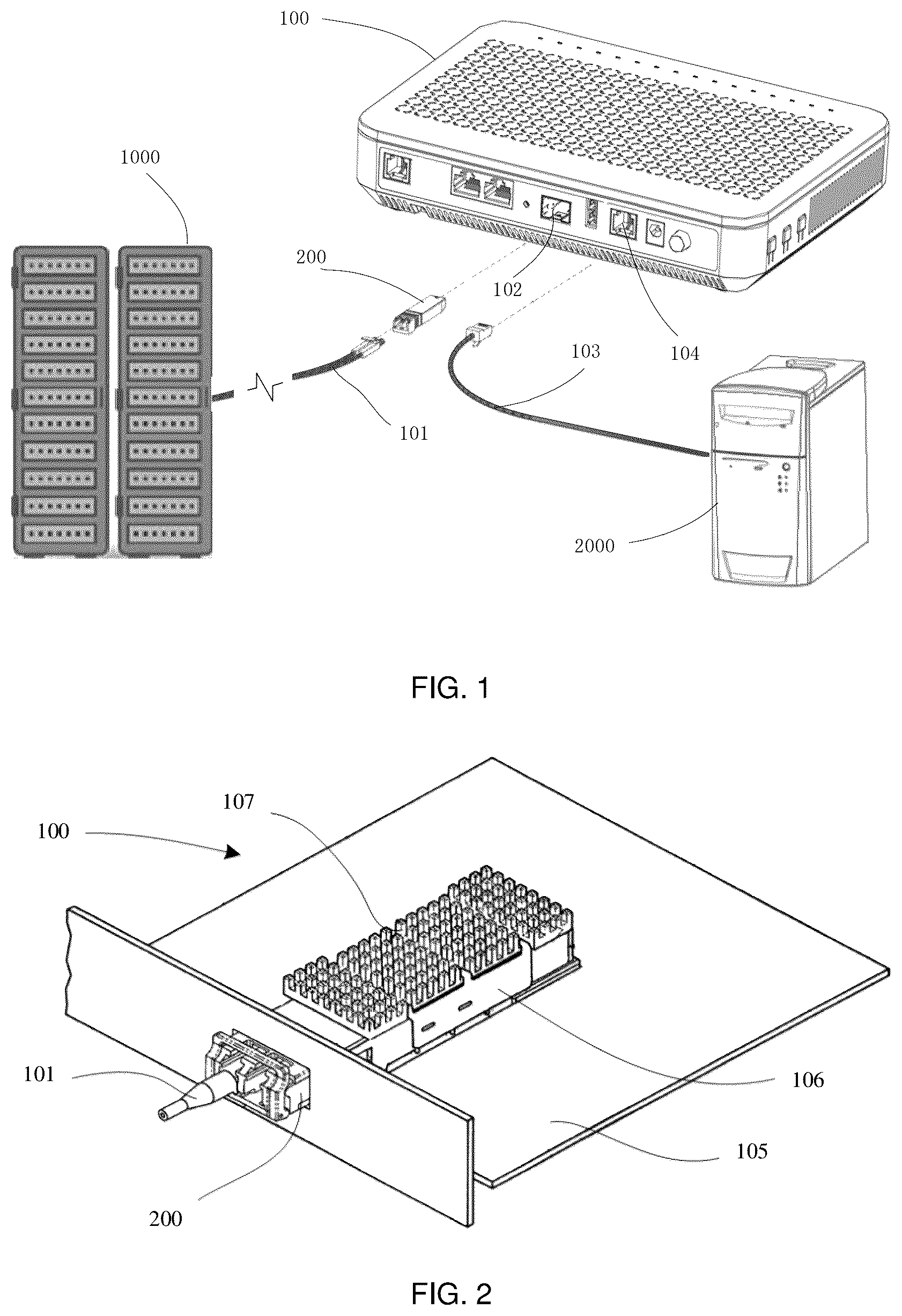 Patent US12619036 Figure 1 – Optical module