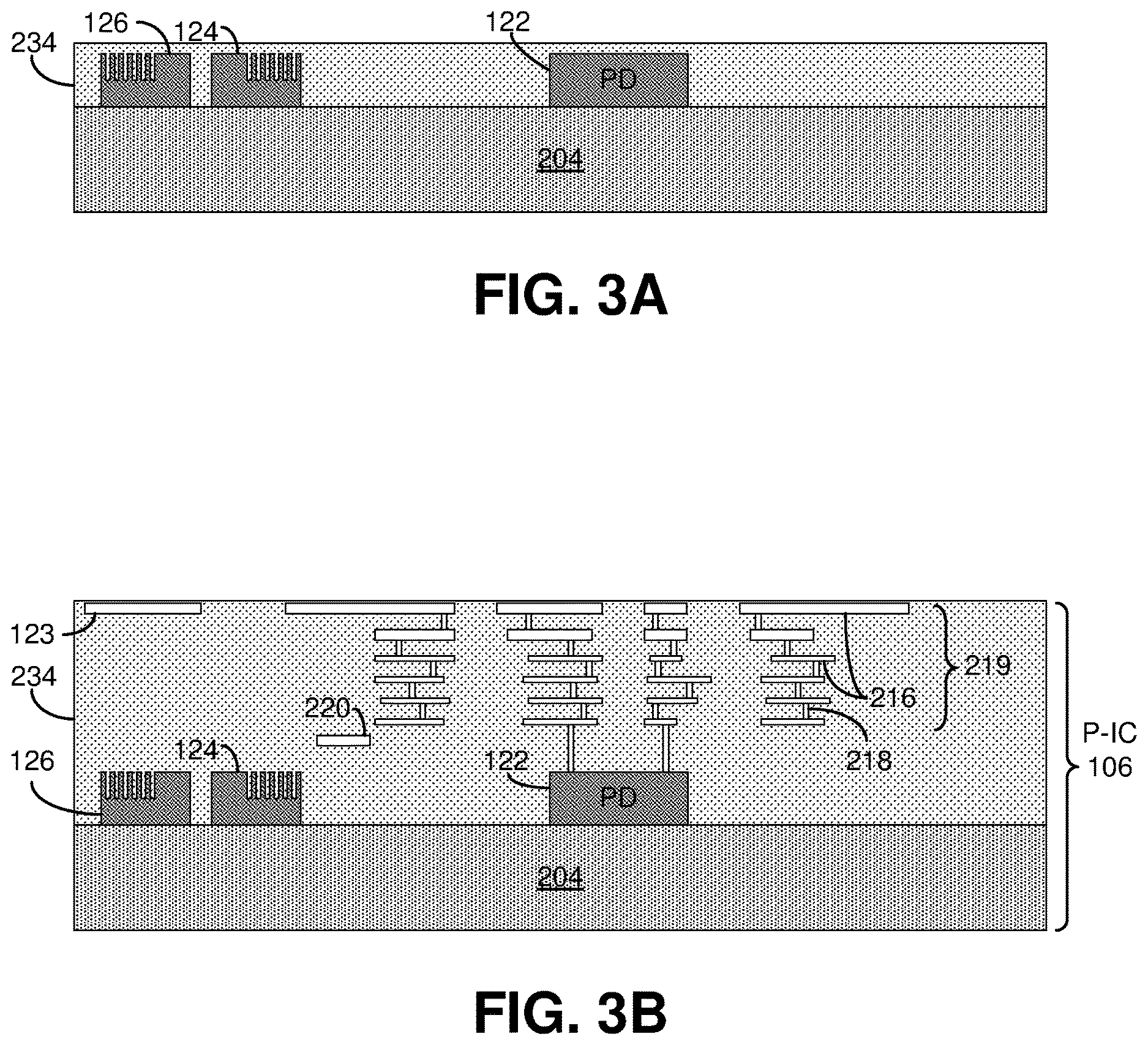 Patent US12619037 Figure 4 – Integrated circuit device facilitating same-side optical and electrical testing
