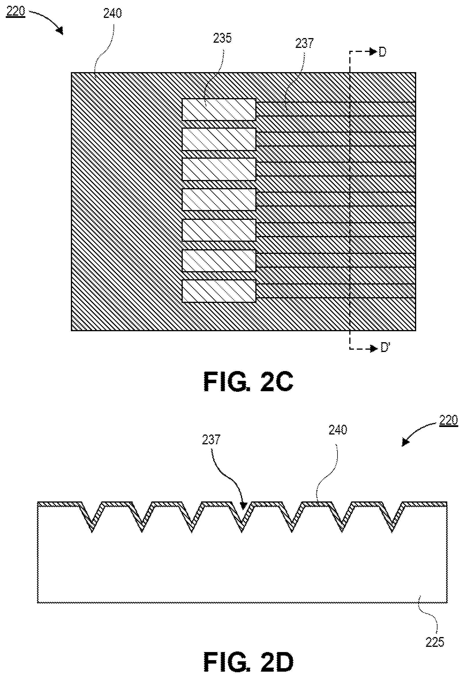 Patent US12619038 Figure 7 – Approach to prevent plating at v-groove zone in photonics silicon during bumping or pillaring
