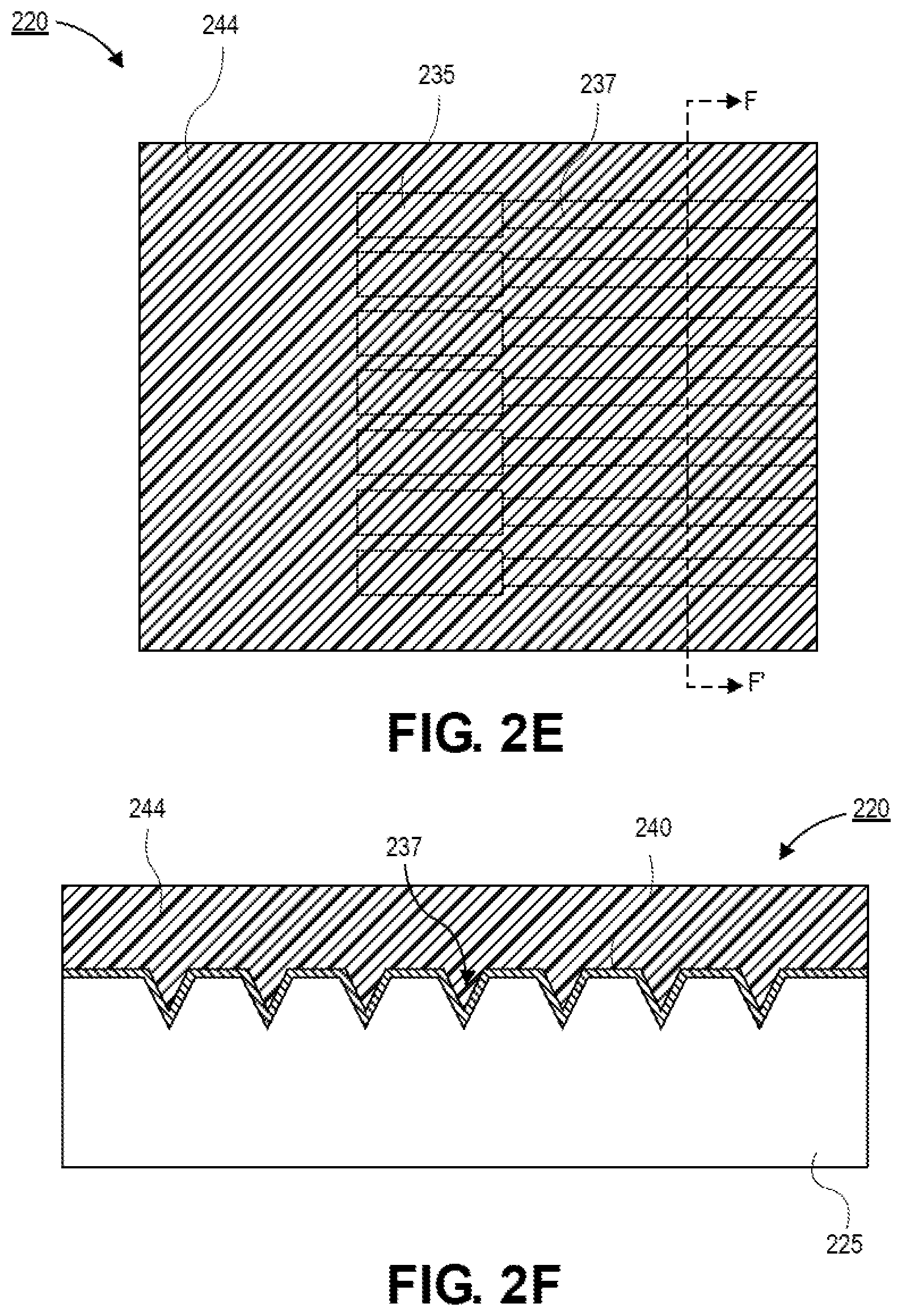 Patent US12619038 Figure 8 – Approach to prevent plating at v-groove zone in photonics silicon during bumping or pillaring