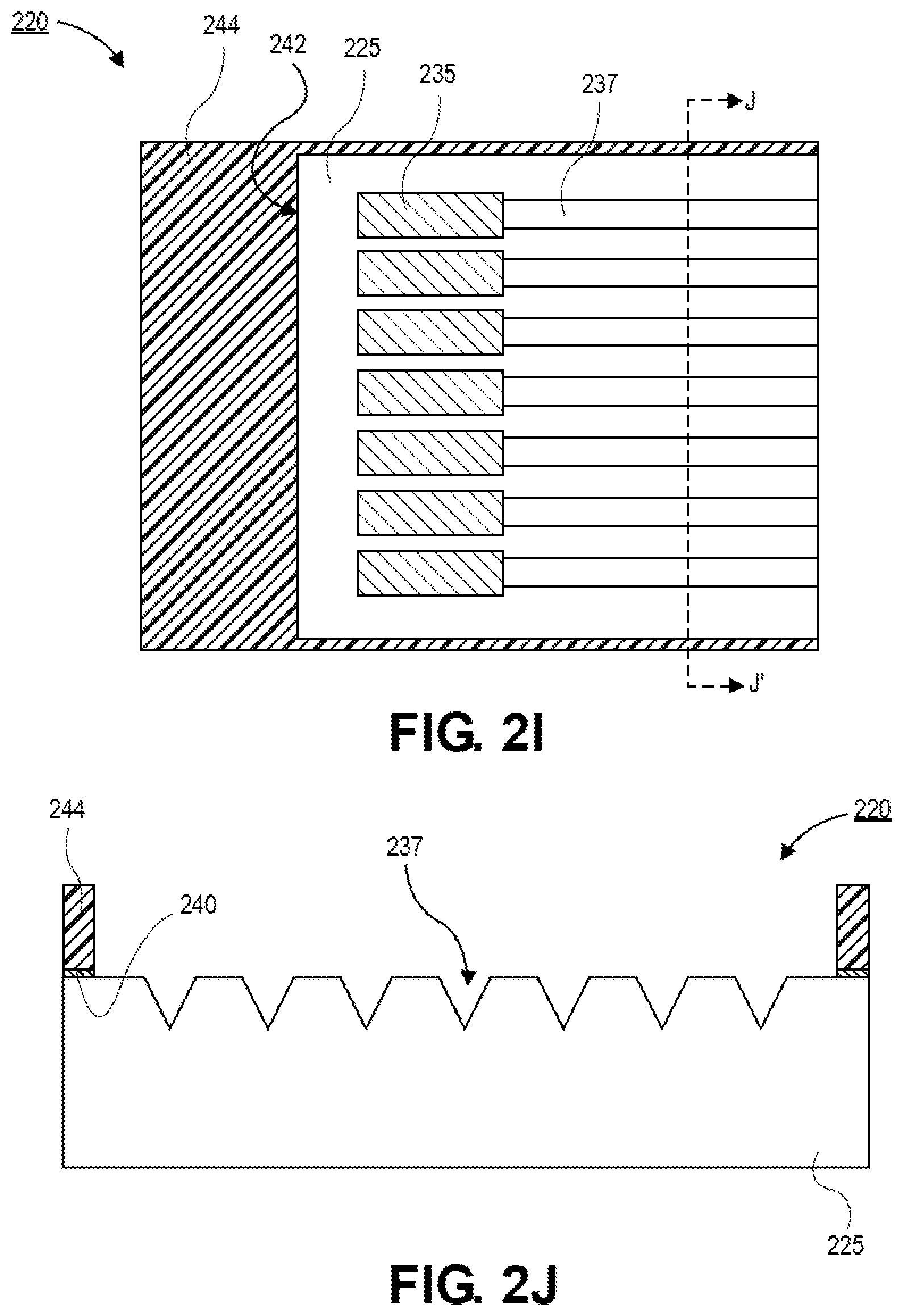 Patent US12619038 Figure 10 – Approach to prevent plating at v-groove zone in photonics silicon during bumping or pillaring