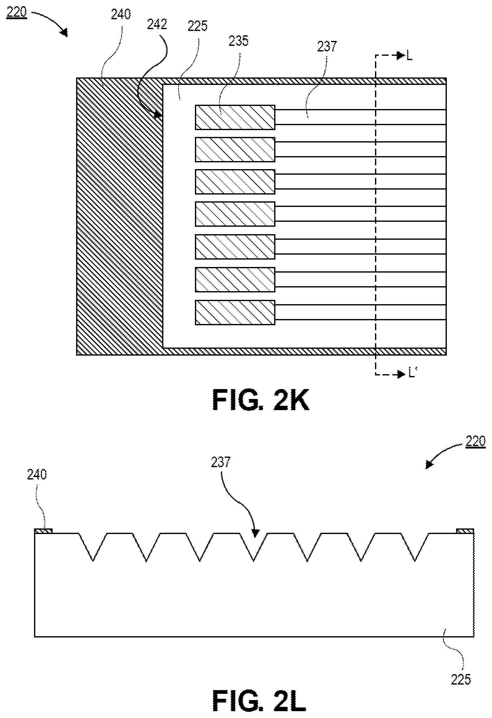 Patent US12619038 Figure 11 – Approach to prevent plating at v-groove zone in photonics silicon during bumping or pillaring