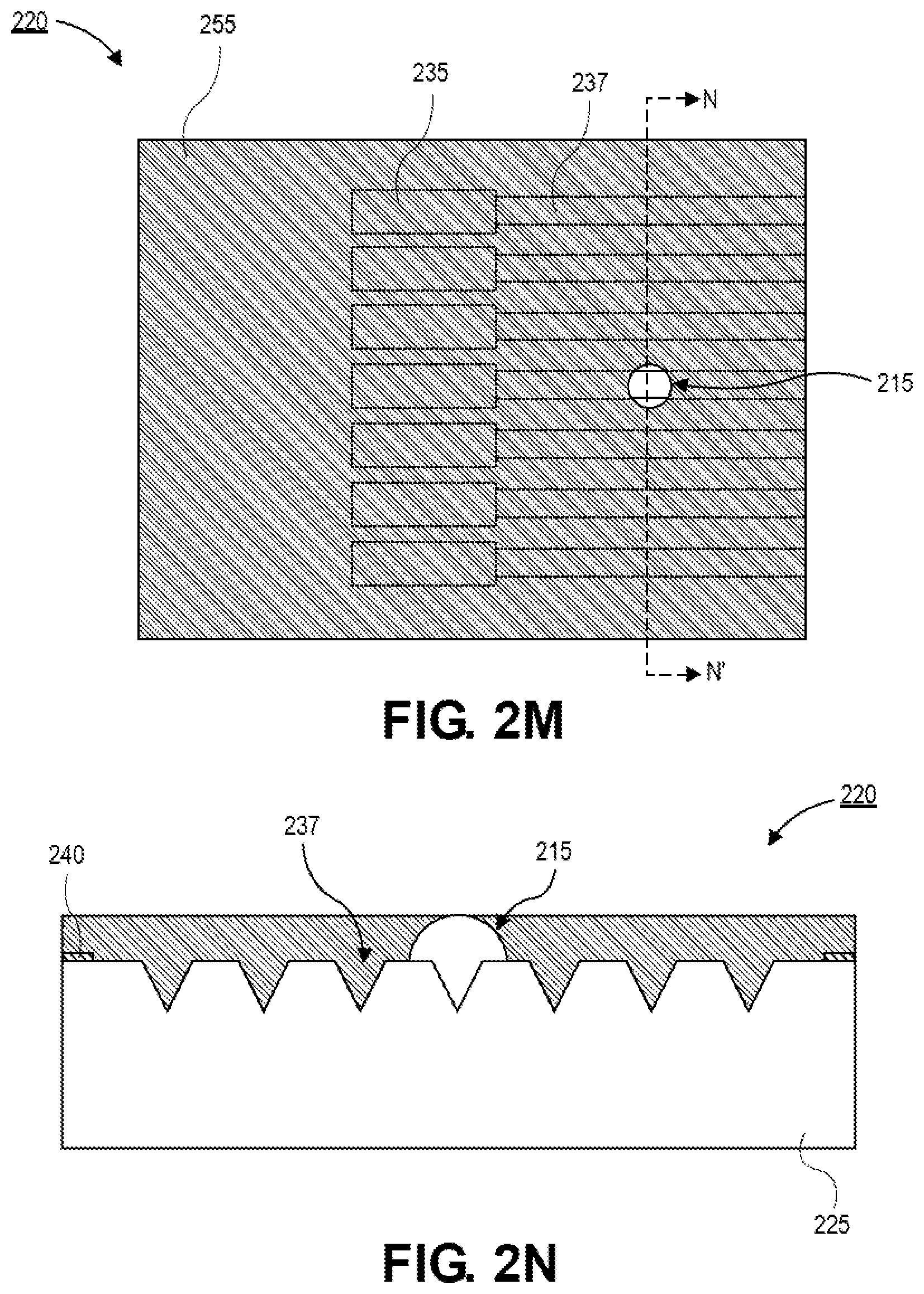 Patent US12619038 Figure 12 – Approach to prevent plating at v-groove zone in photonics silicon during bumping or pillaring