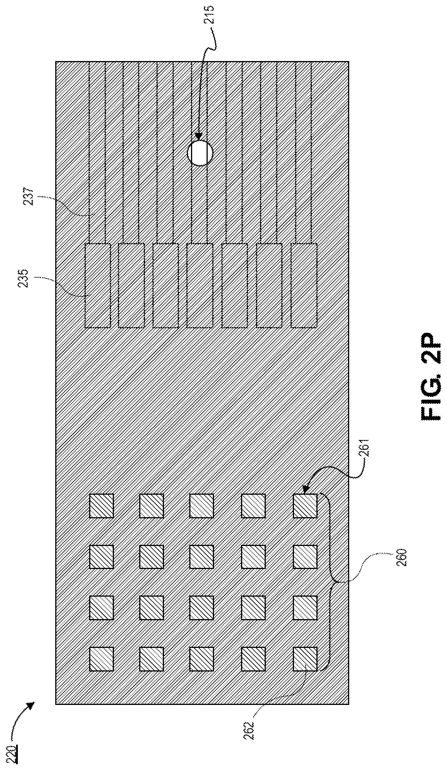 Patent US12619038 Figure 14 – Approach to prevent plating at v-groove zone in photonics silicon during bumping or pillaring