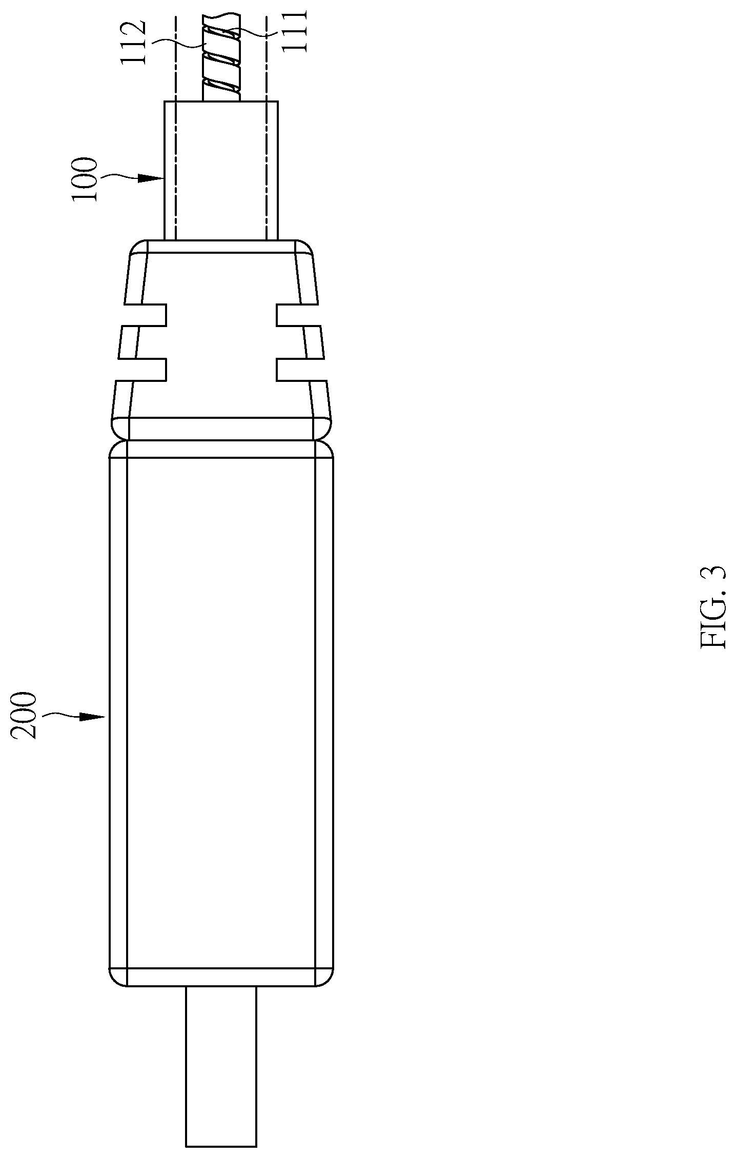 Patent US12619041 Figure 3 – Optoelectronic cable