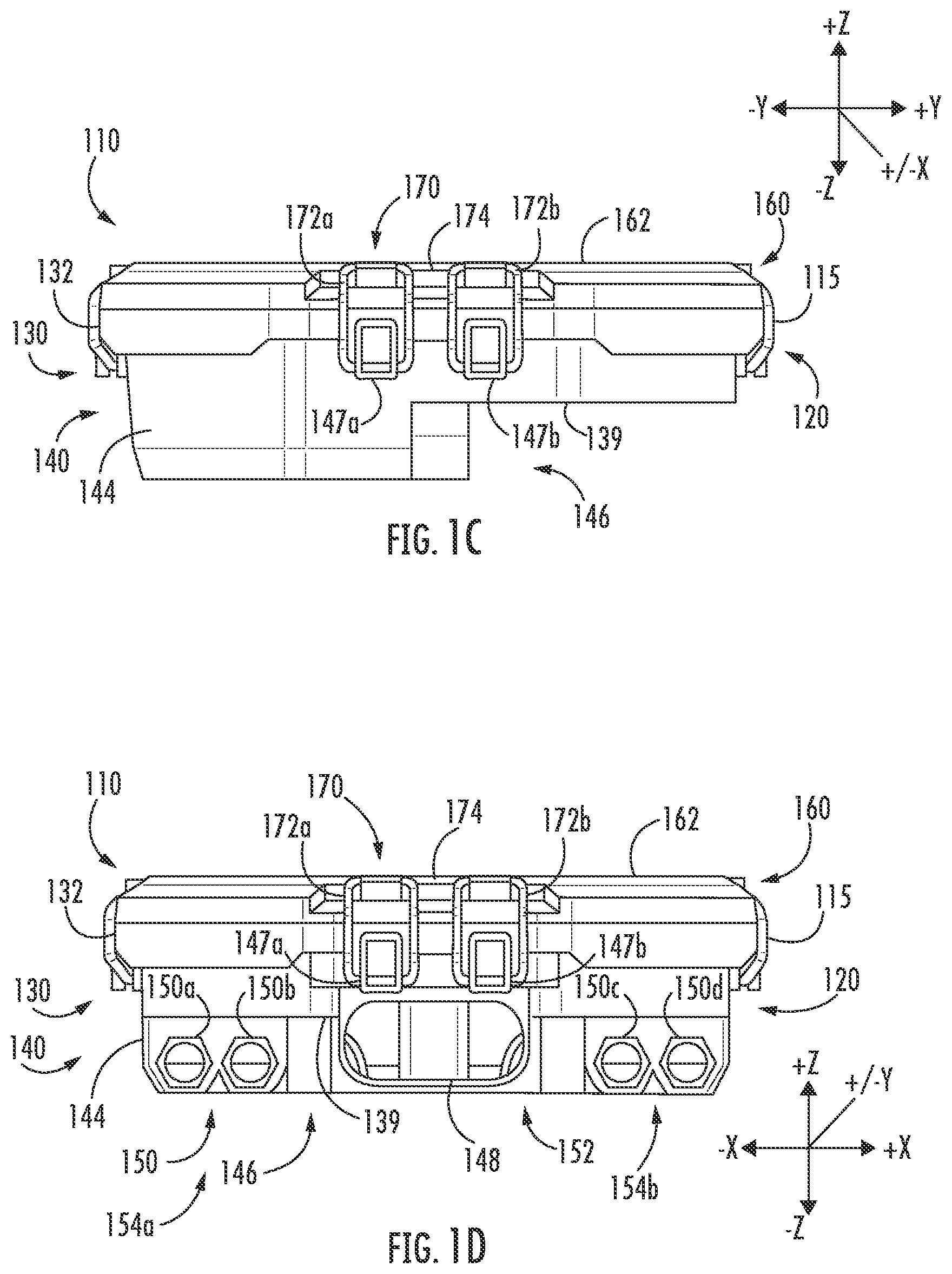 Patent US12619042 Figure 2 – Fiber enclosures having strengthening ribs