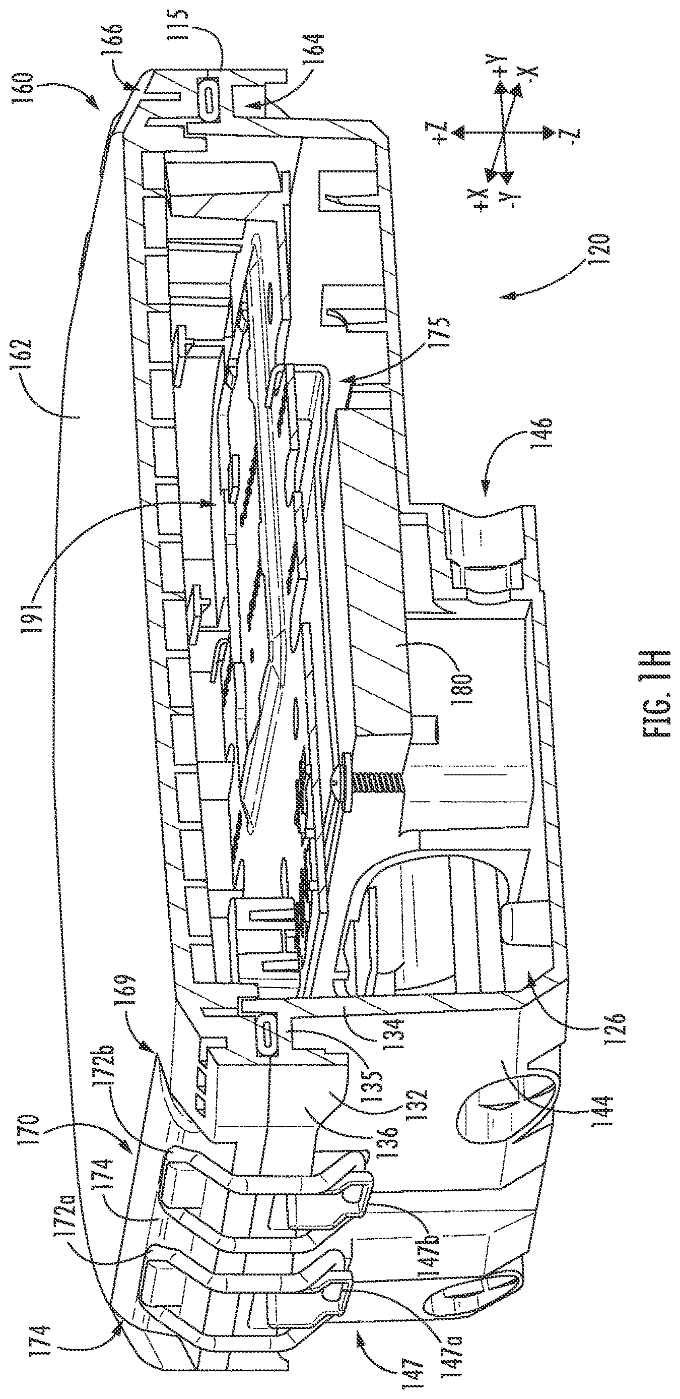 Patent US12619042 Figure 5 – Fiber enclosures having strengthening ribs
