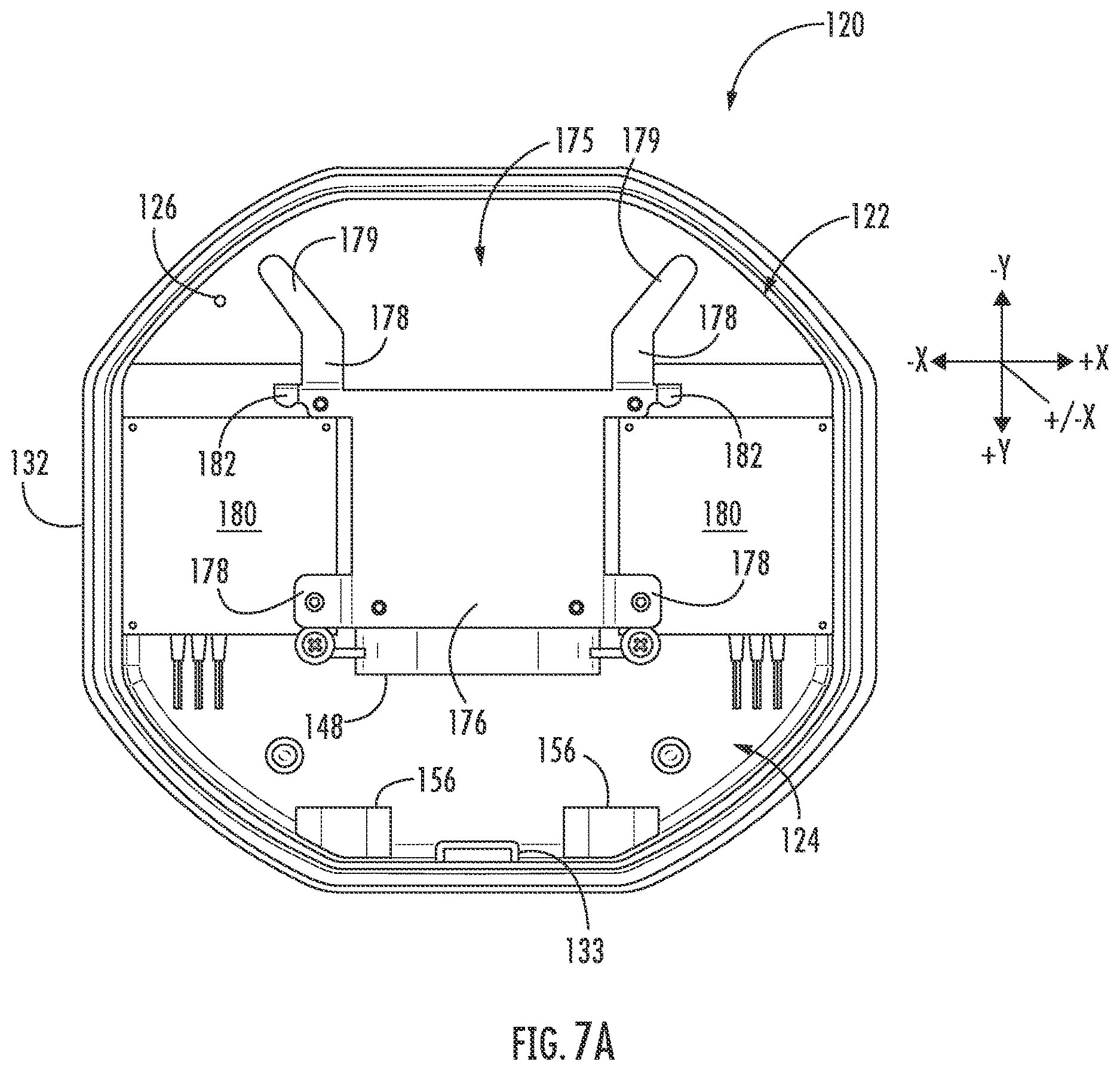 Patent US12619042 Figure 12 – Fiber enclosures having strengthening ribs