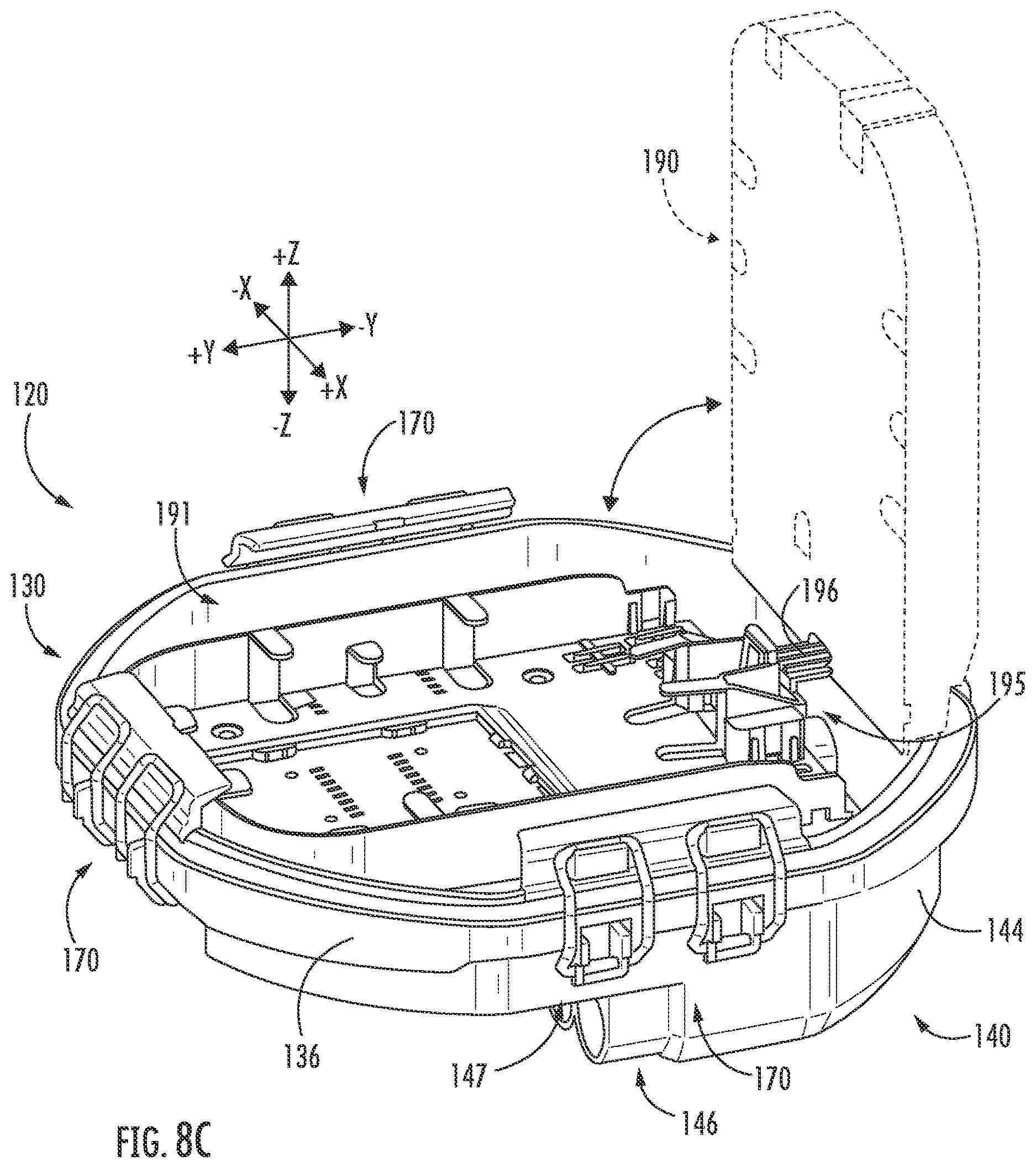 Patent US12619042 Figure 16 – Fiber enclosures having strengthening ribs