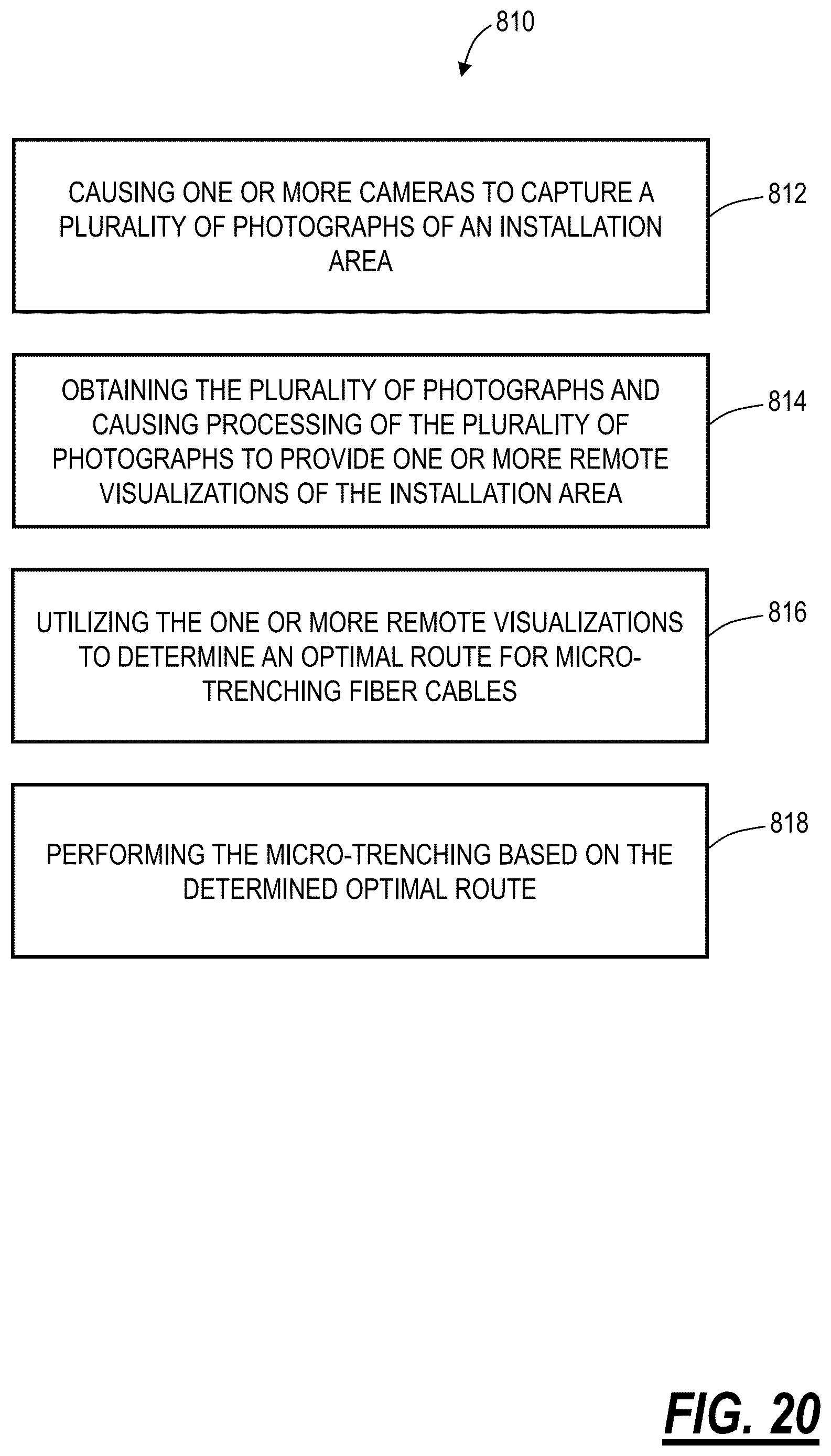 Patent US12619043 Figure 17 – Systems and methods for utilizing remote visualization for installing fiber networks