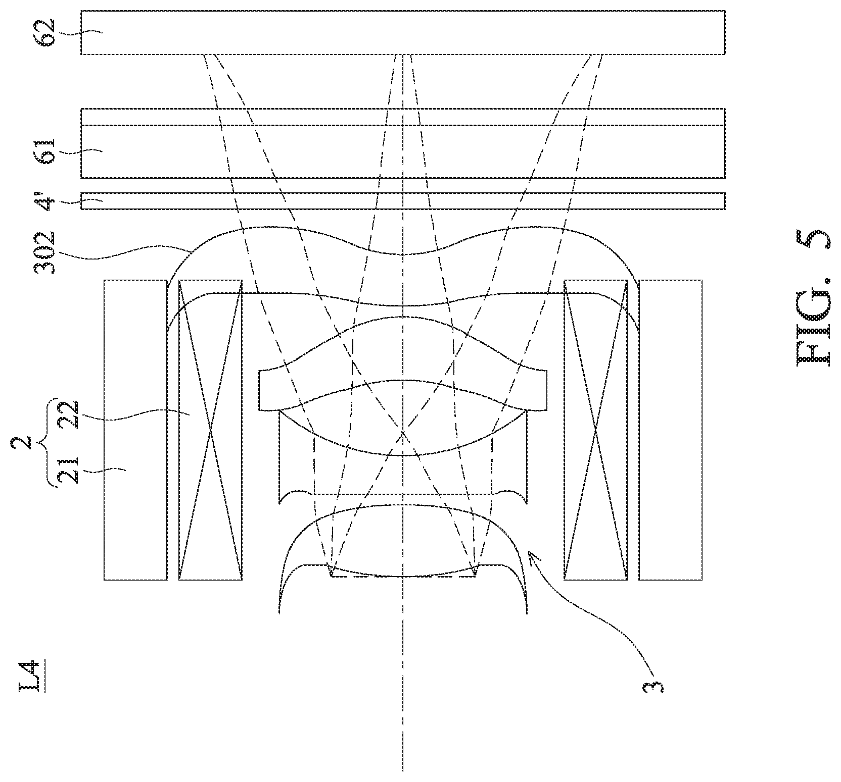 Patent US12619046 Figure 8 – Optical system