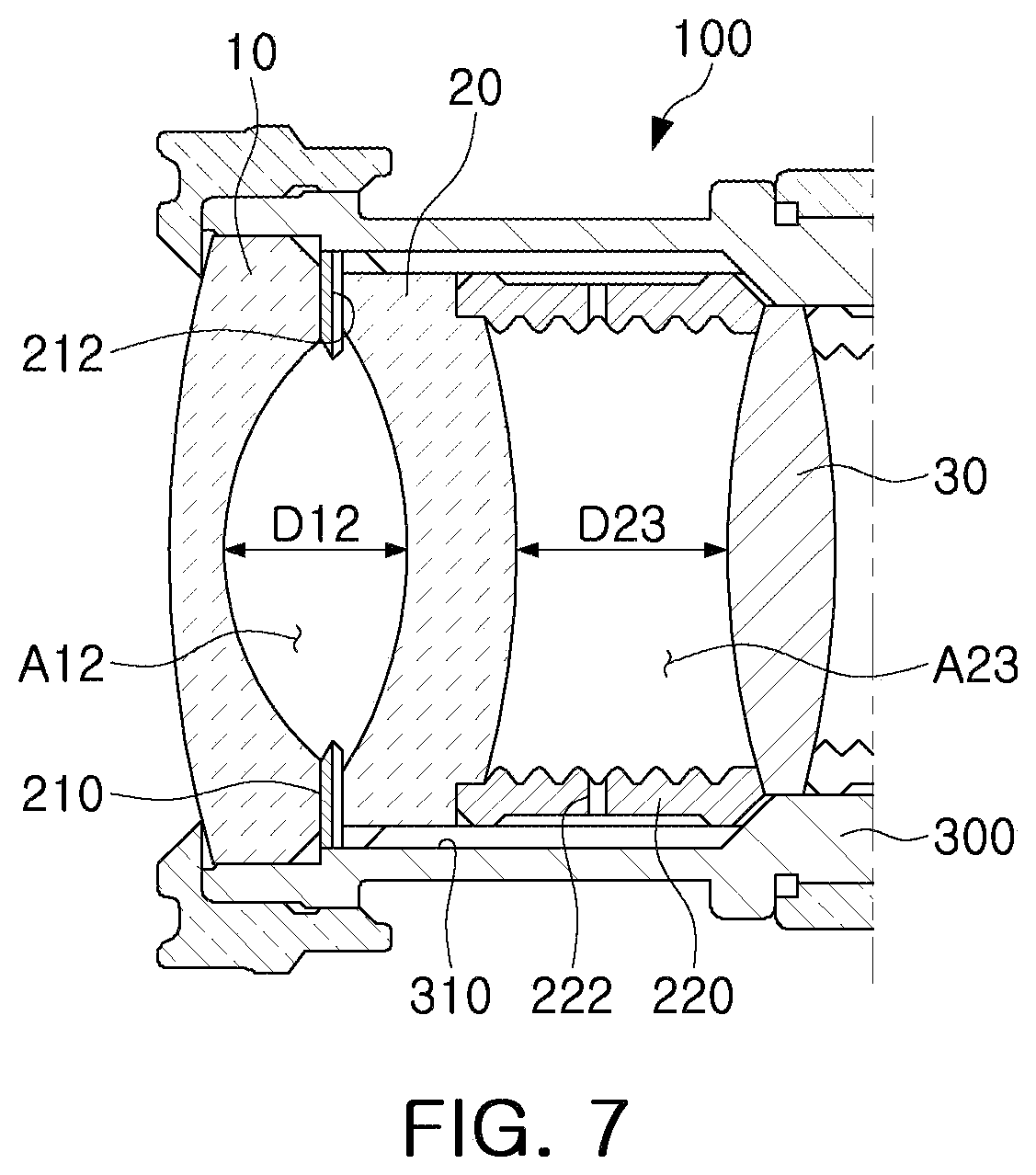 Patent US12619048 Figure 4 – Lens and lens module having the same