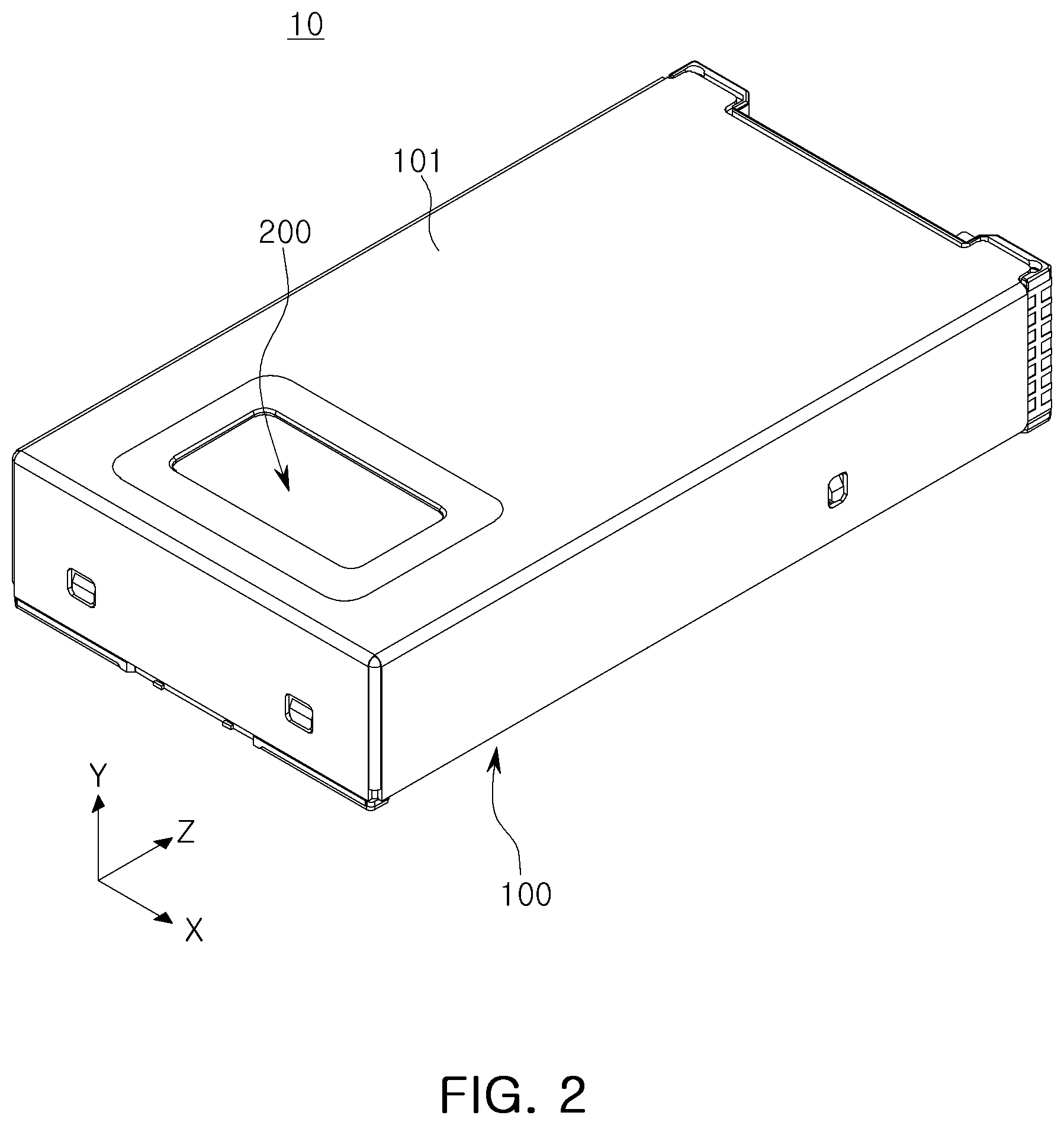 Patent US12619050 Figure 2 – Camera module