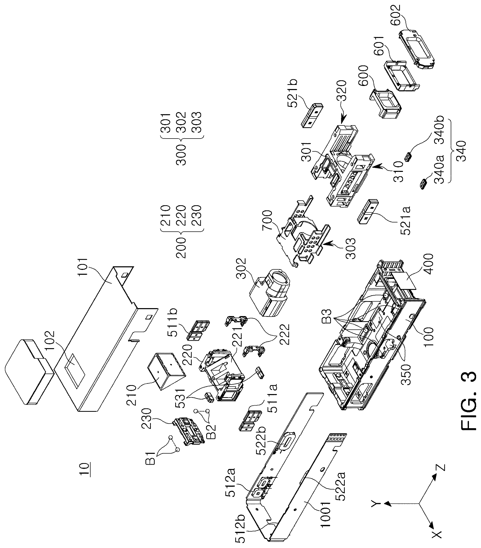 Patent US12619050 Figure 3 – Camera module