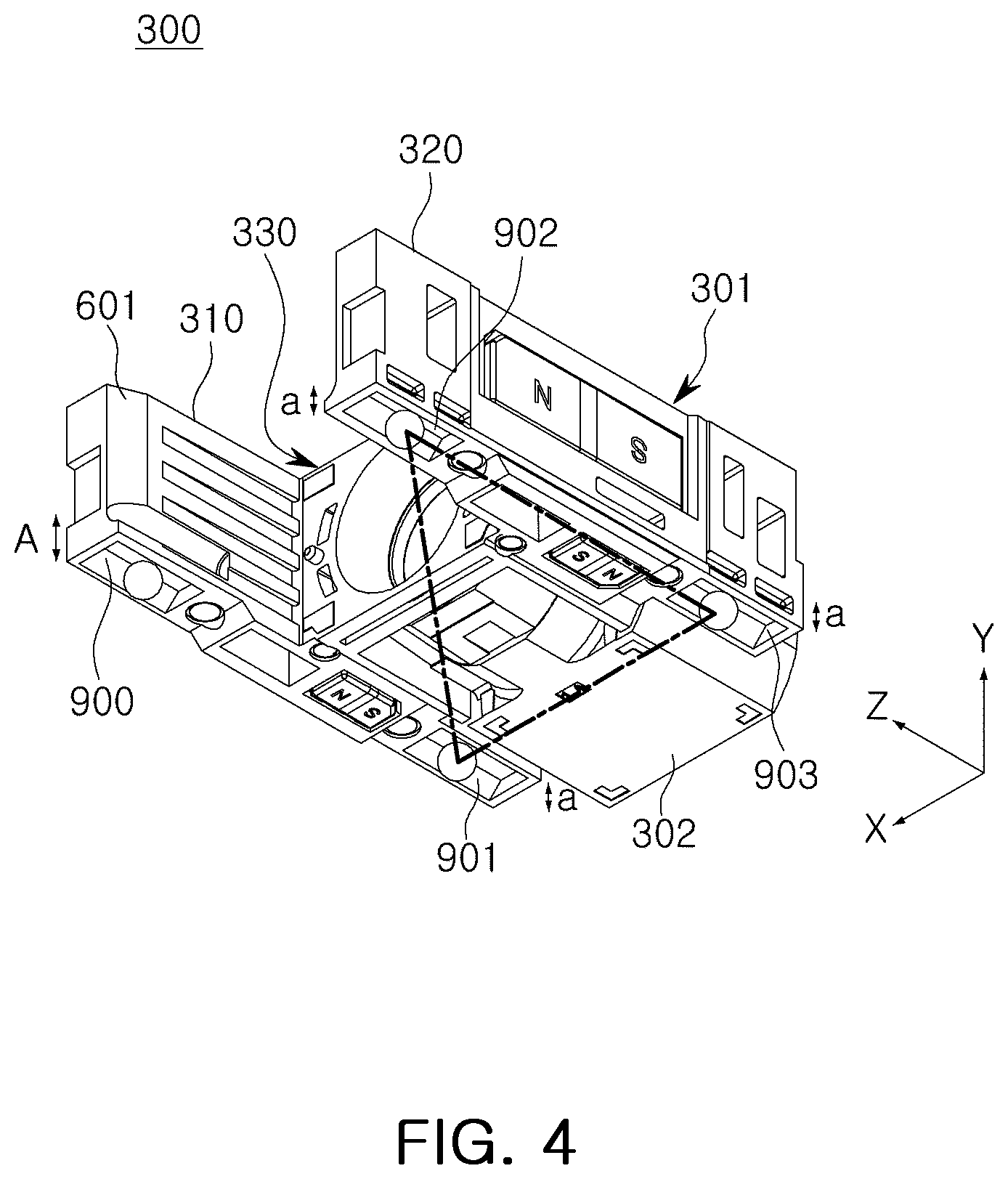 Patent US12619050 Figure 4 – Camera module