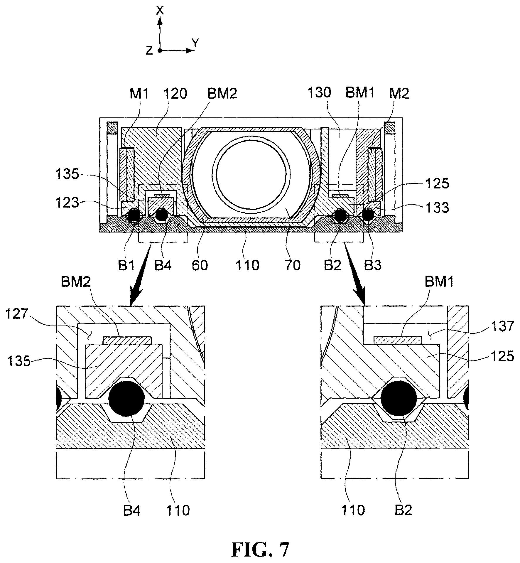 Patent US12619051 Figure 7 – Zoom drive actuator
