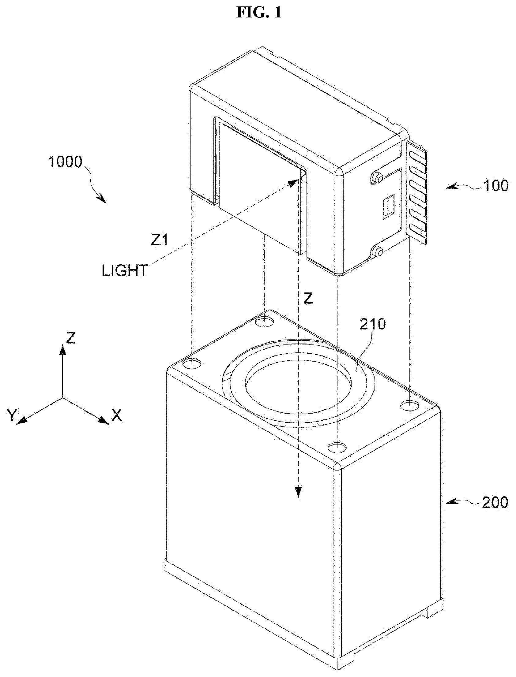 Patent US12619052 — Actuator for reflector having moving frame with reflector and camera module including the same — Figure 1