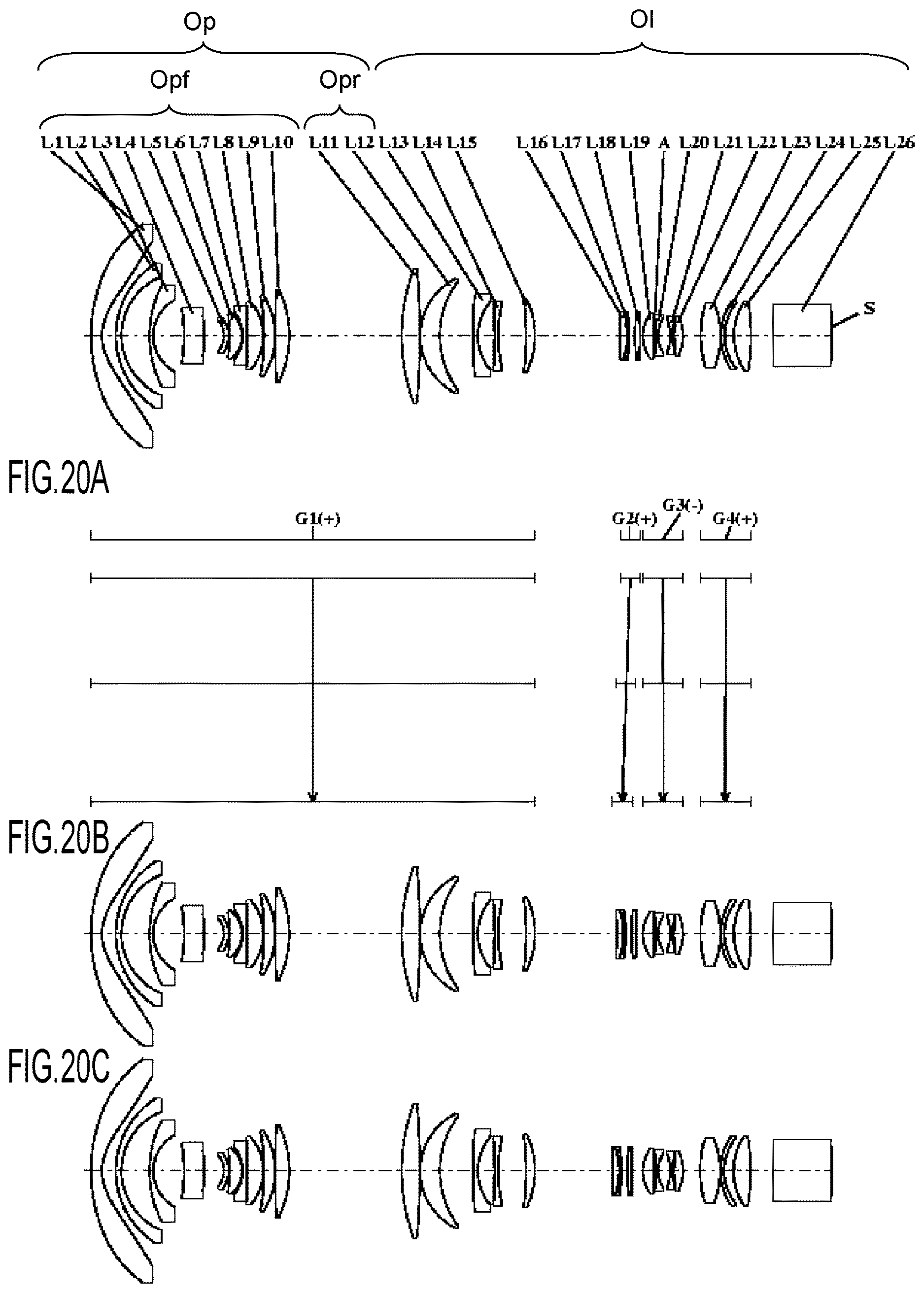 Patent US12619055 Figure 20 – Optical system, image projection apparatus, and imaging apparatus
