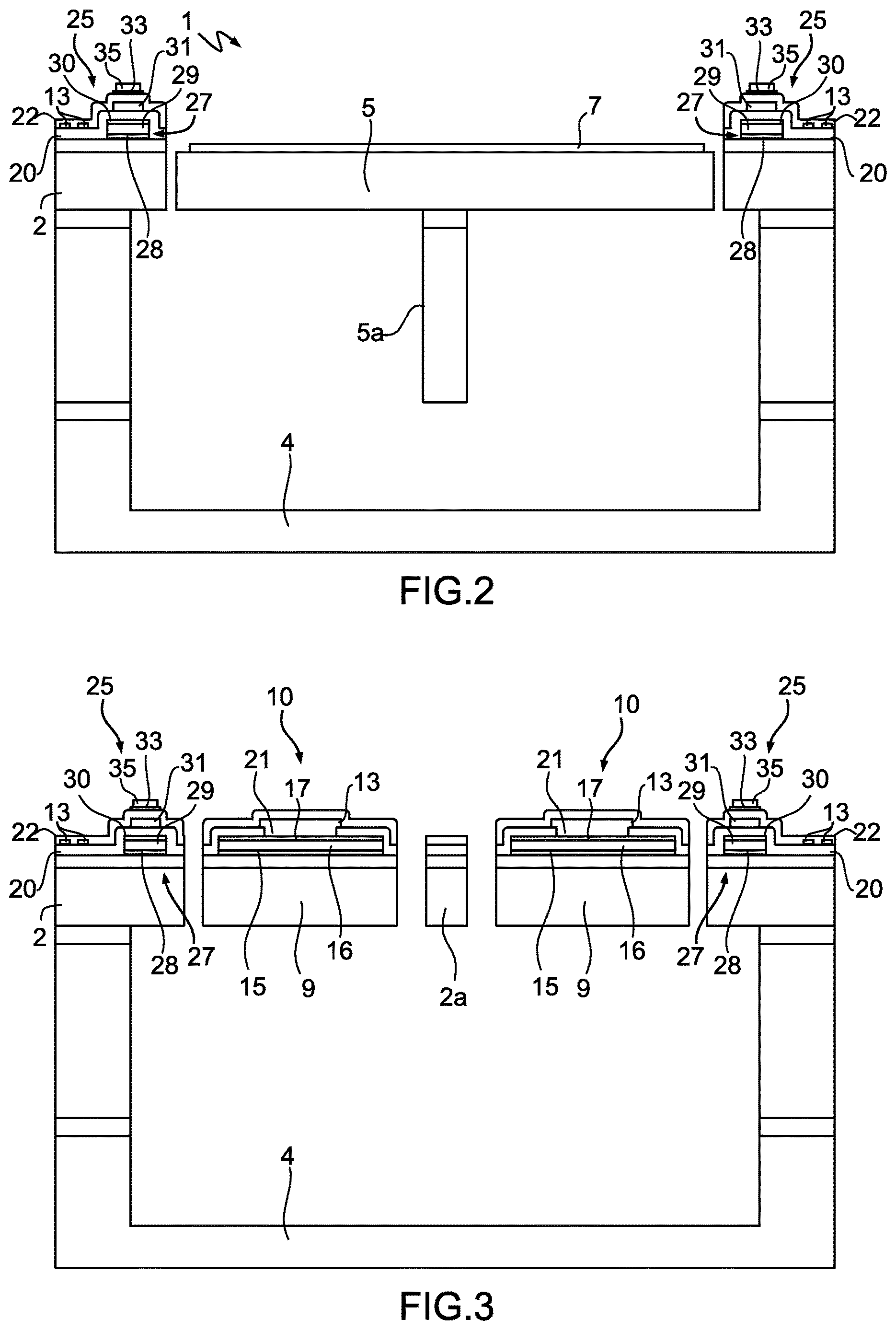 Patent US12619065 Figure 2 – Process for manufacturing a microelectromechanical mirror device and microelectromechanical mirror device