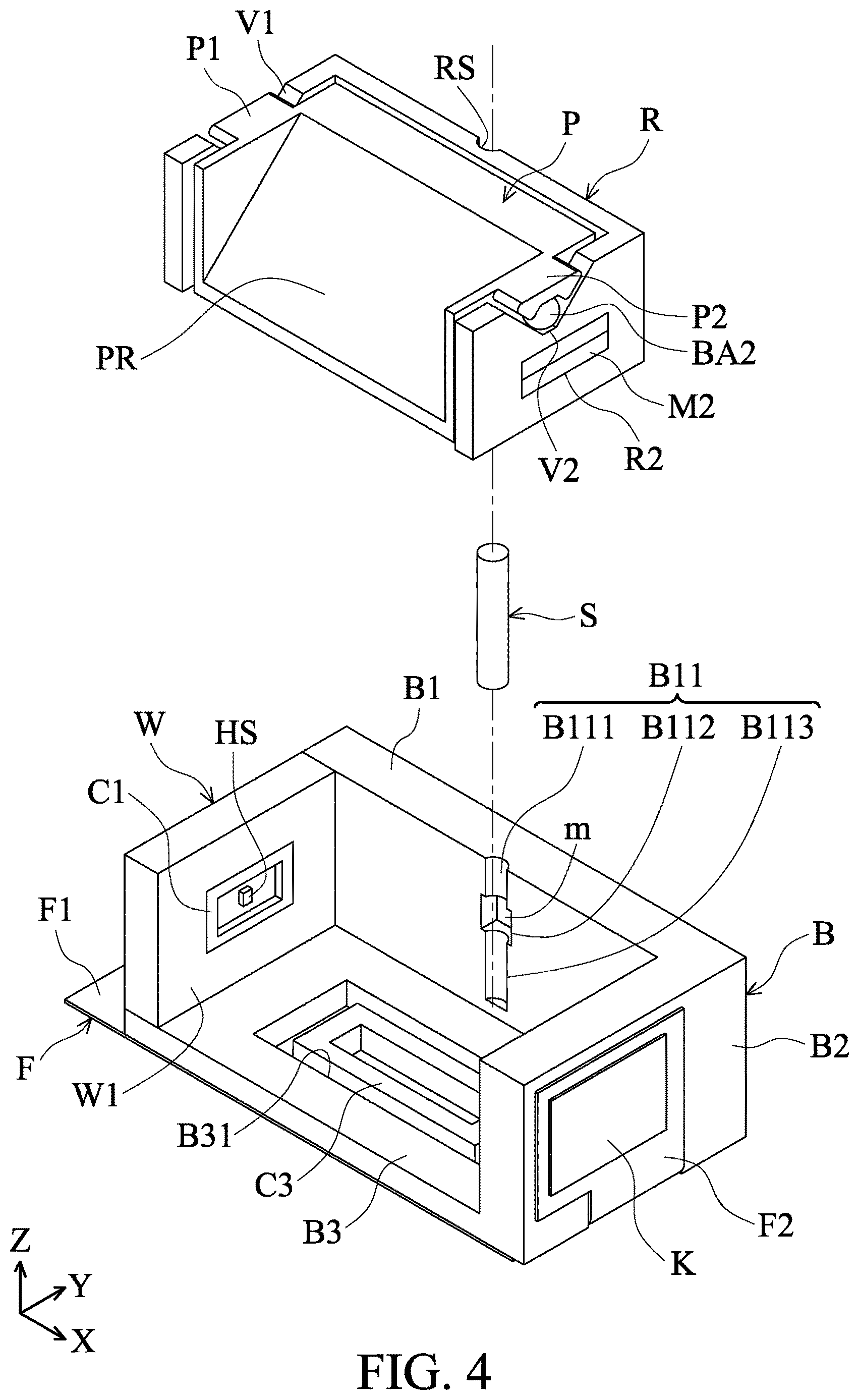 Patent US12619066 Figure 3 – Driving mechanism
