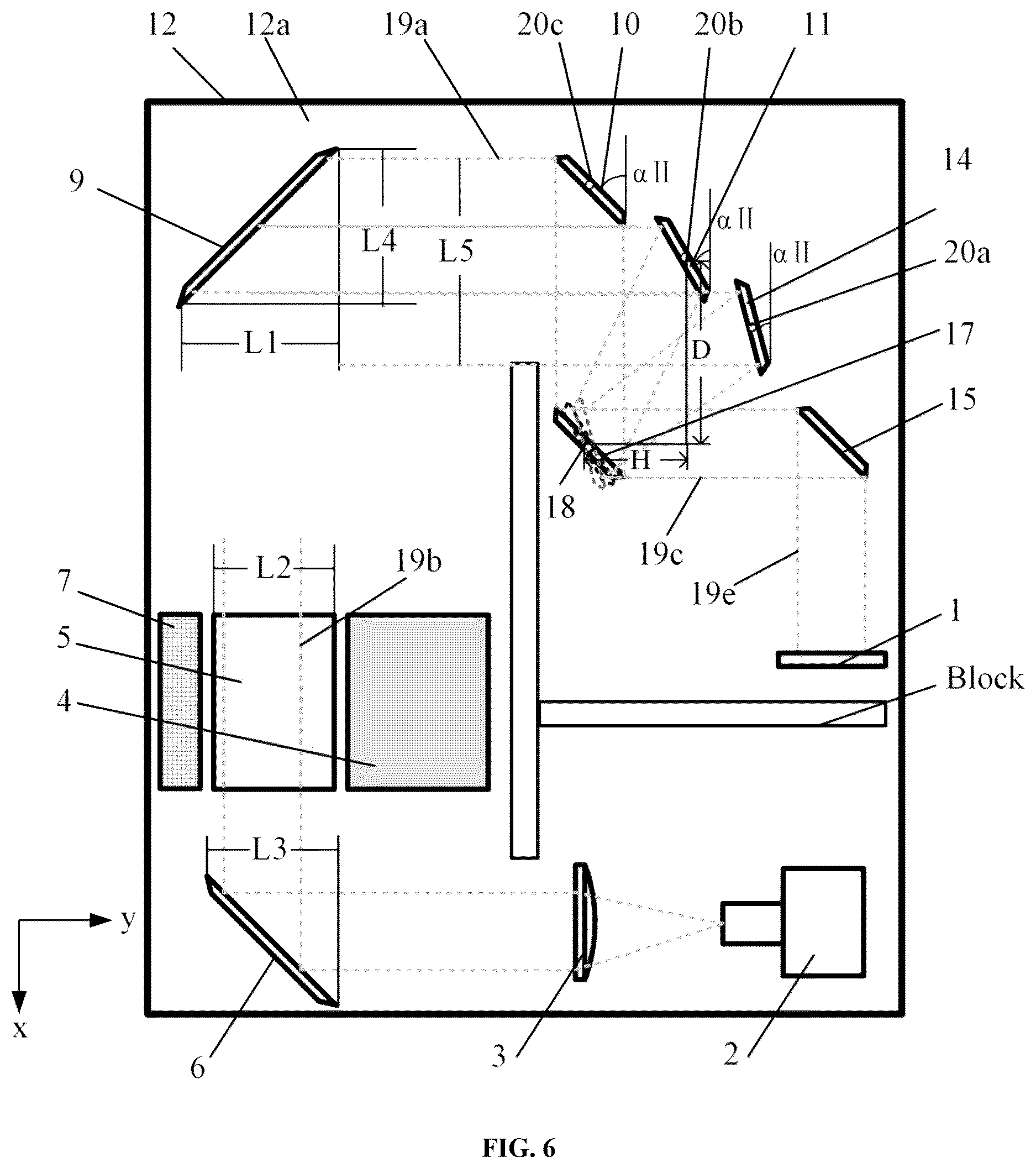 Patent US12619069 Figure 6 – Schlieren system for in-situ/online monitoring of spatter in large-area melt pool