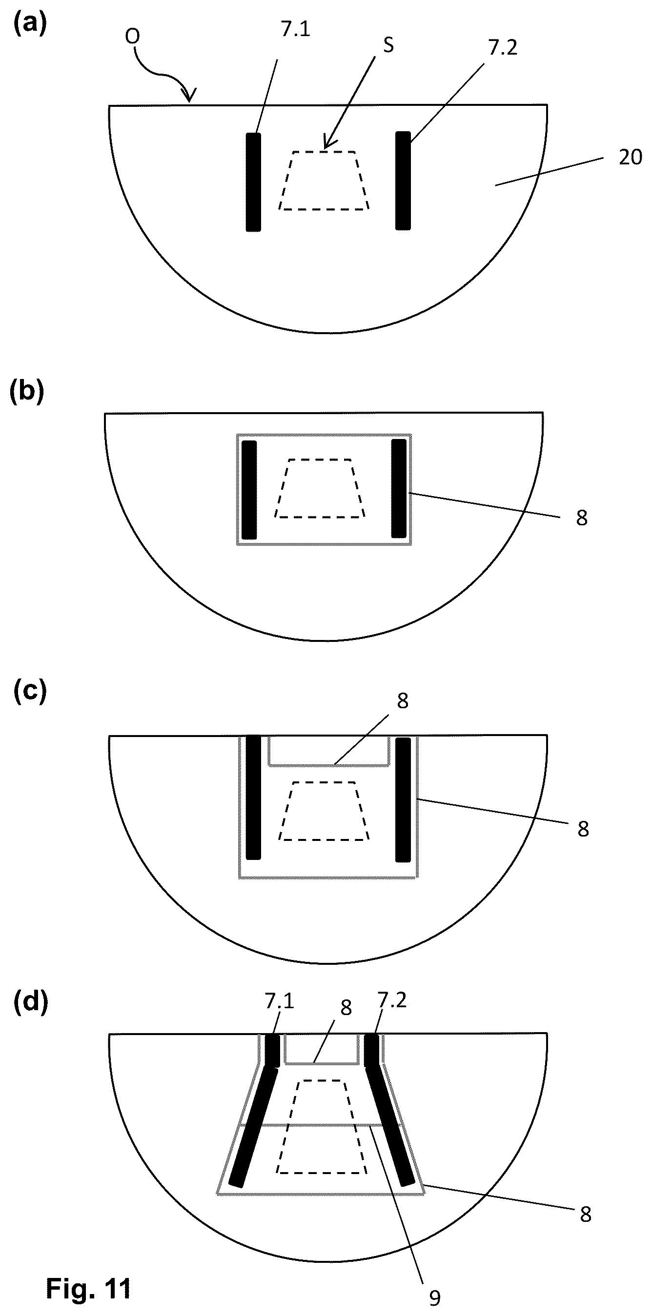 Patent US12619071 Figure 6 – Composite pane for a head-up display comprising a heatable sensor region