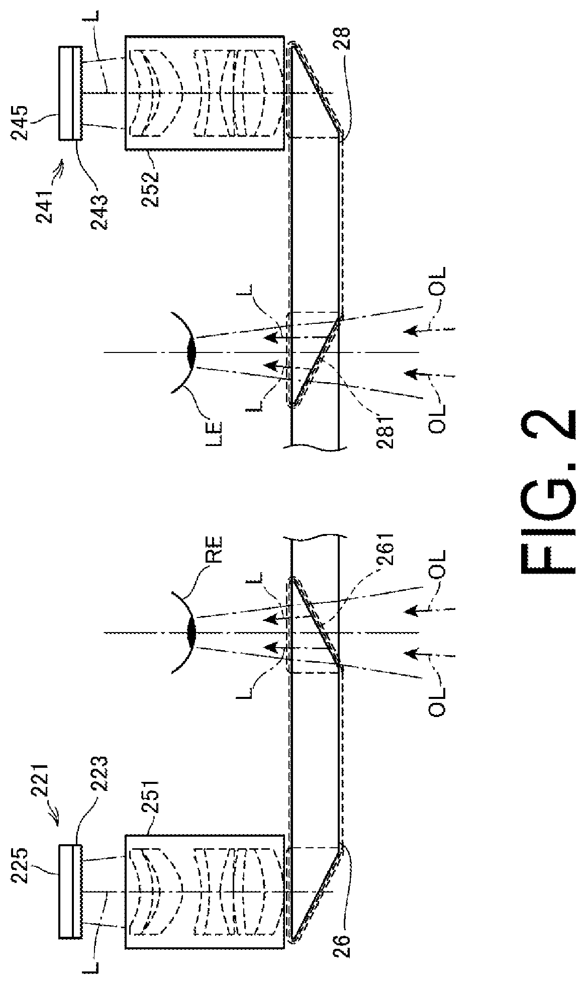 Patent US12619073 Figure 2 – Control device, control method for head-mounted display device, and program