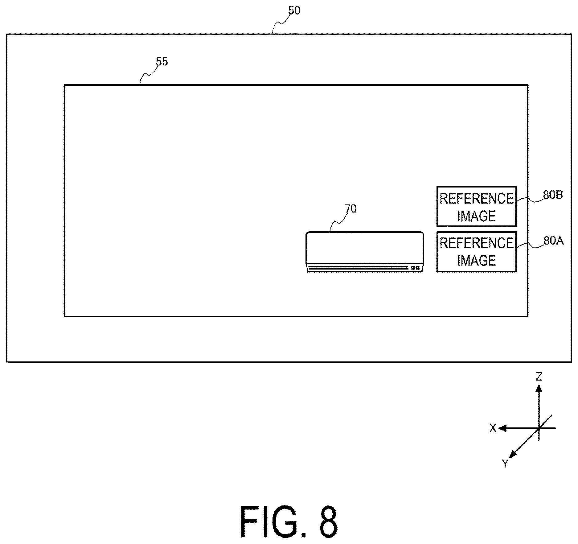 Patent US12619073 Figure 8 – Control device, control method for head-mounted display device, and program