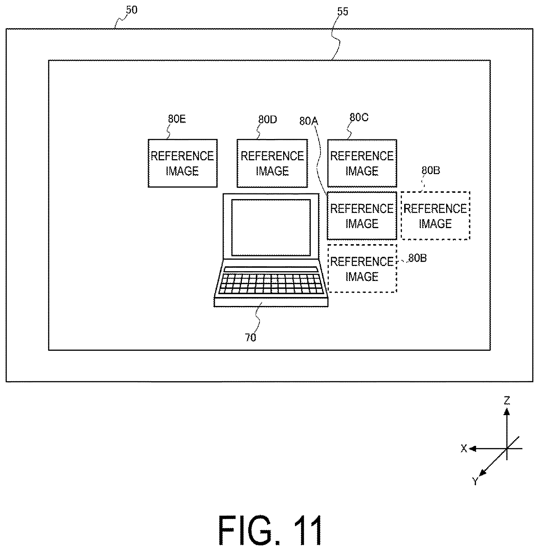 Patent US12619073 Figure 11 – Control device, control method for head-mounted display device, and program