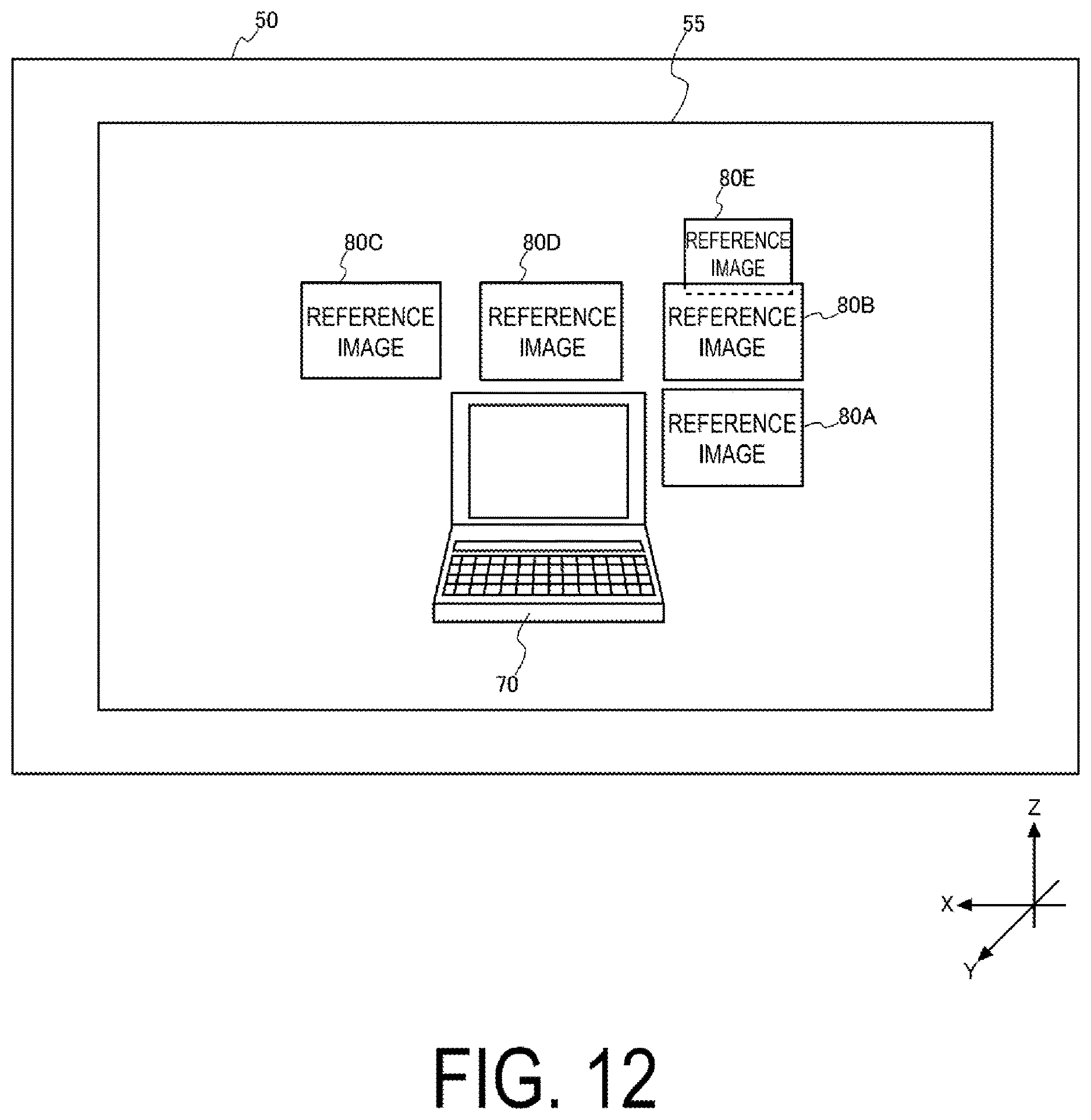 Patent US12619073 Figure 12 – Control device, control method for head-mounted display device, and program