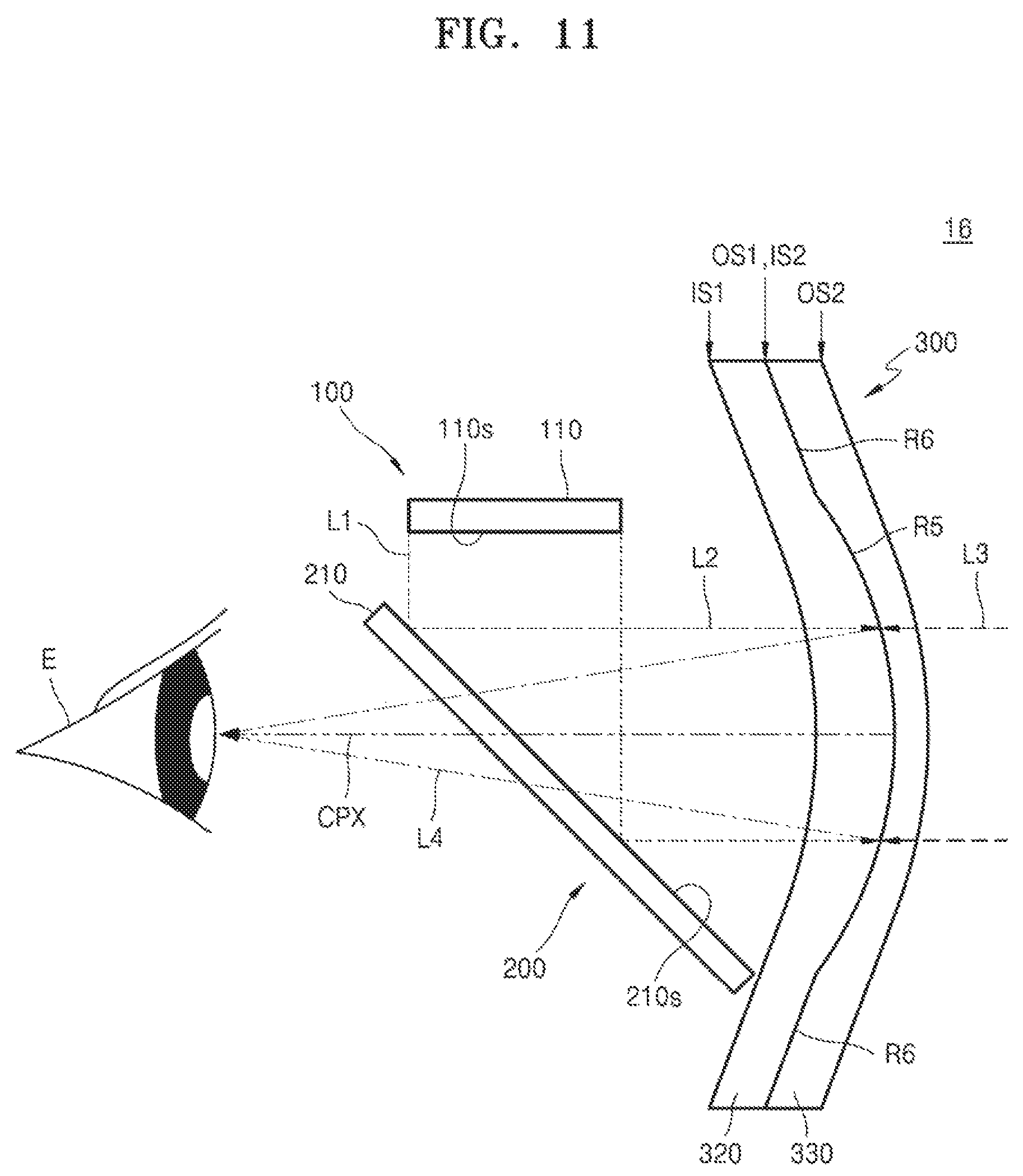 Patent US12619074 Figure 11 – See-through type display device and glasses type augmented reality device including the same