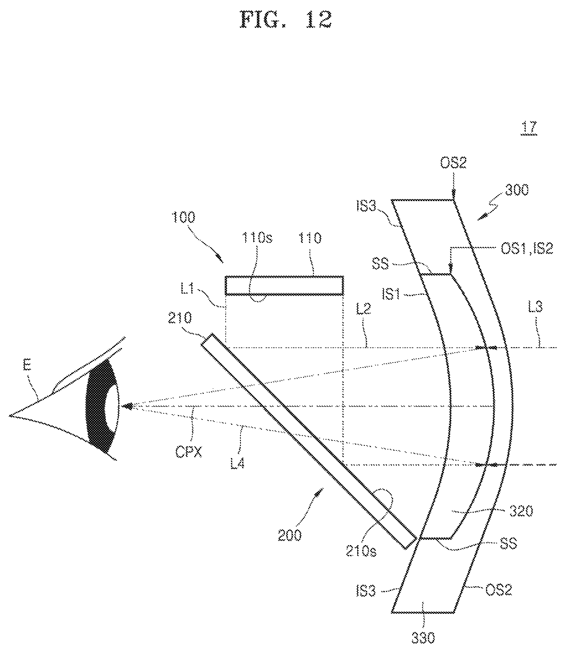 Patent US12619074 Figure 12 – See-through type display device and glasses type augmented reality device including the same