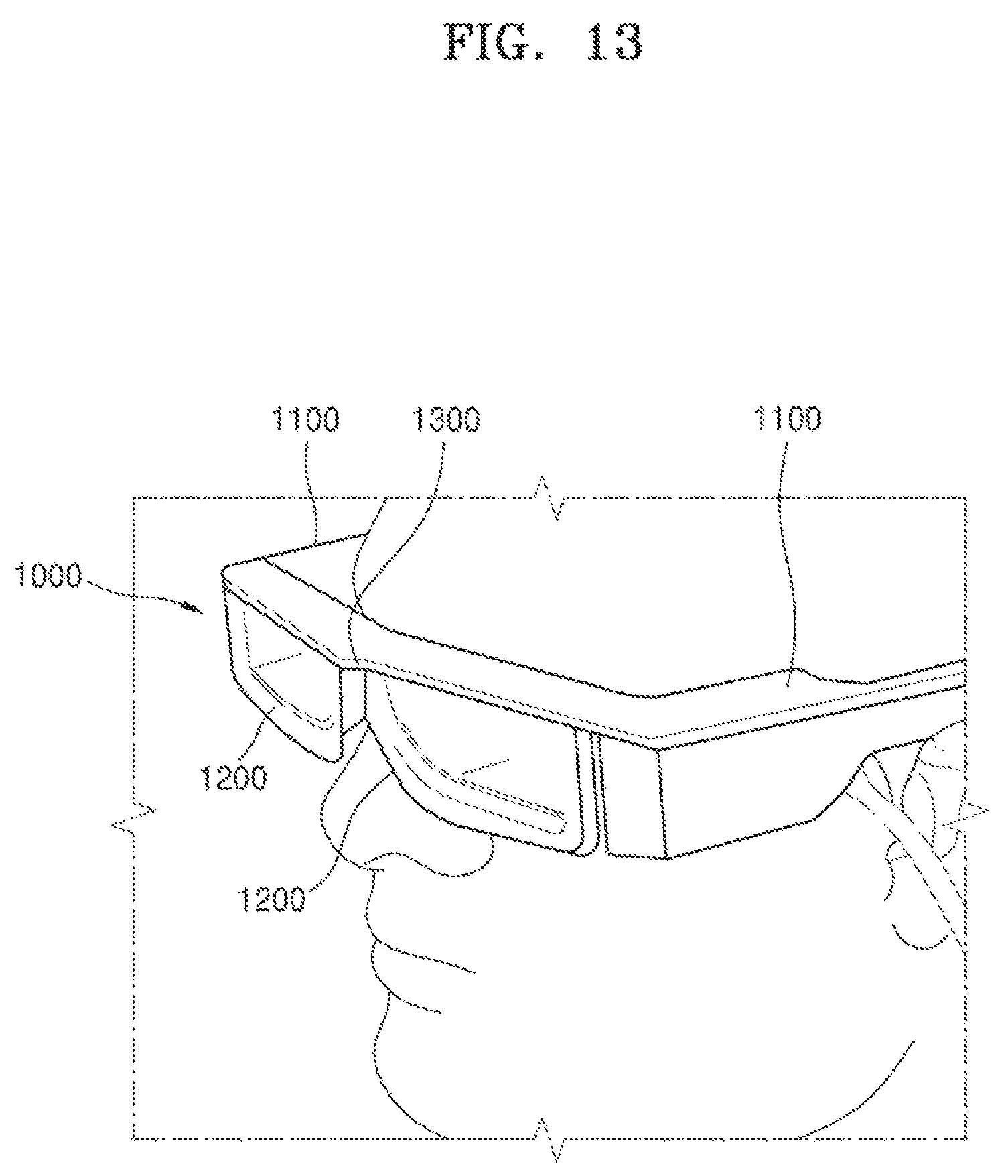 Patent US12619074 Figure 13 – See-through type display device and glasses type augmented reality device including the same