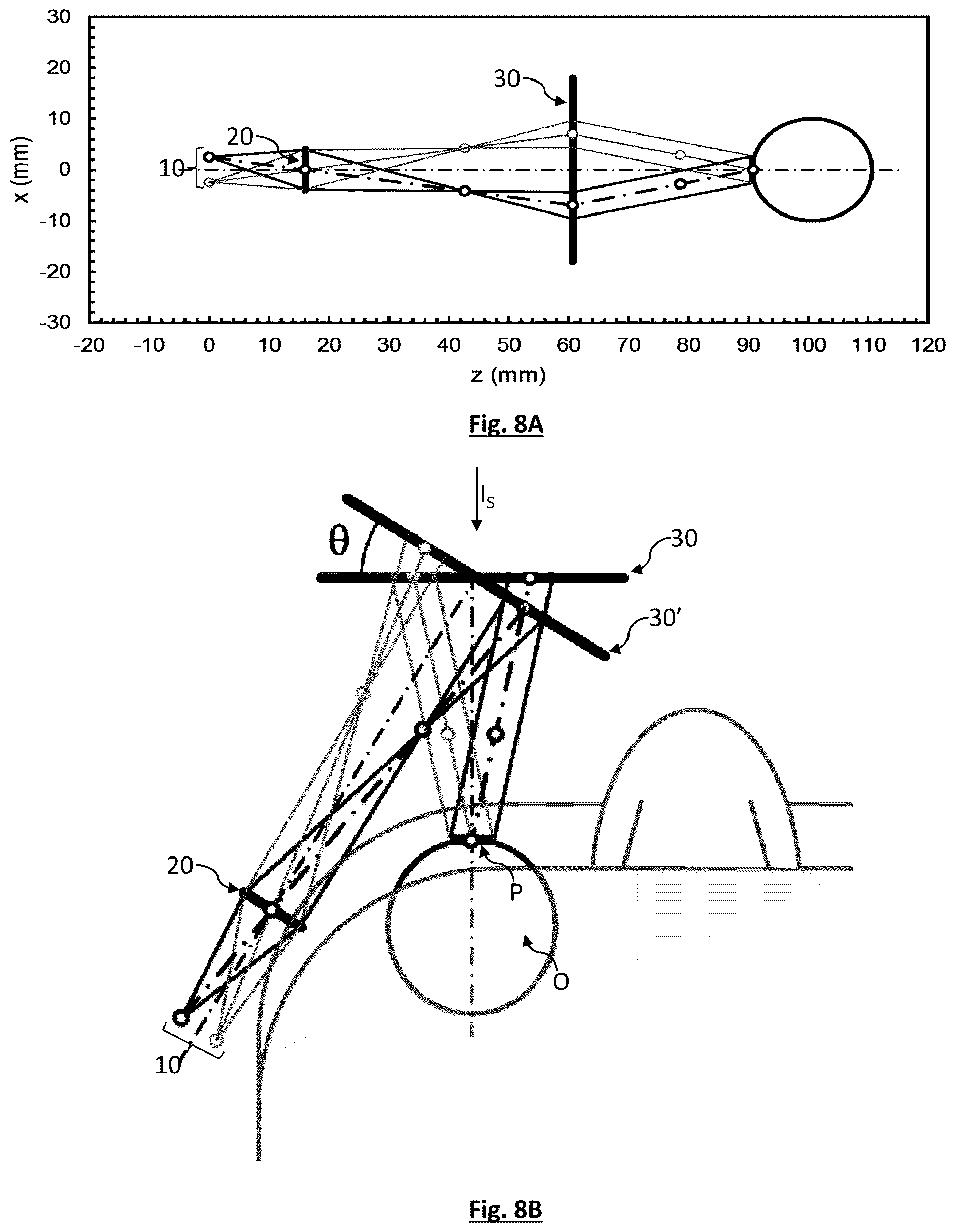Patent US12619078 Figure 10 – Device for projecting an image formed by a screen