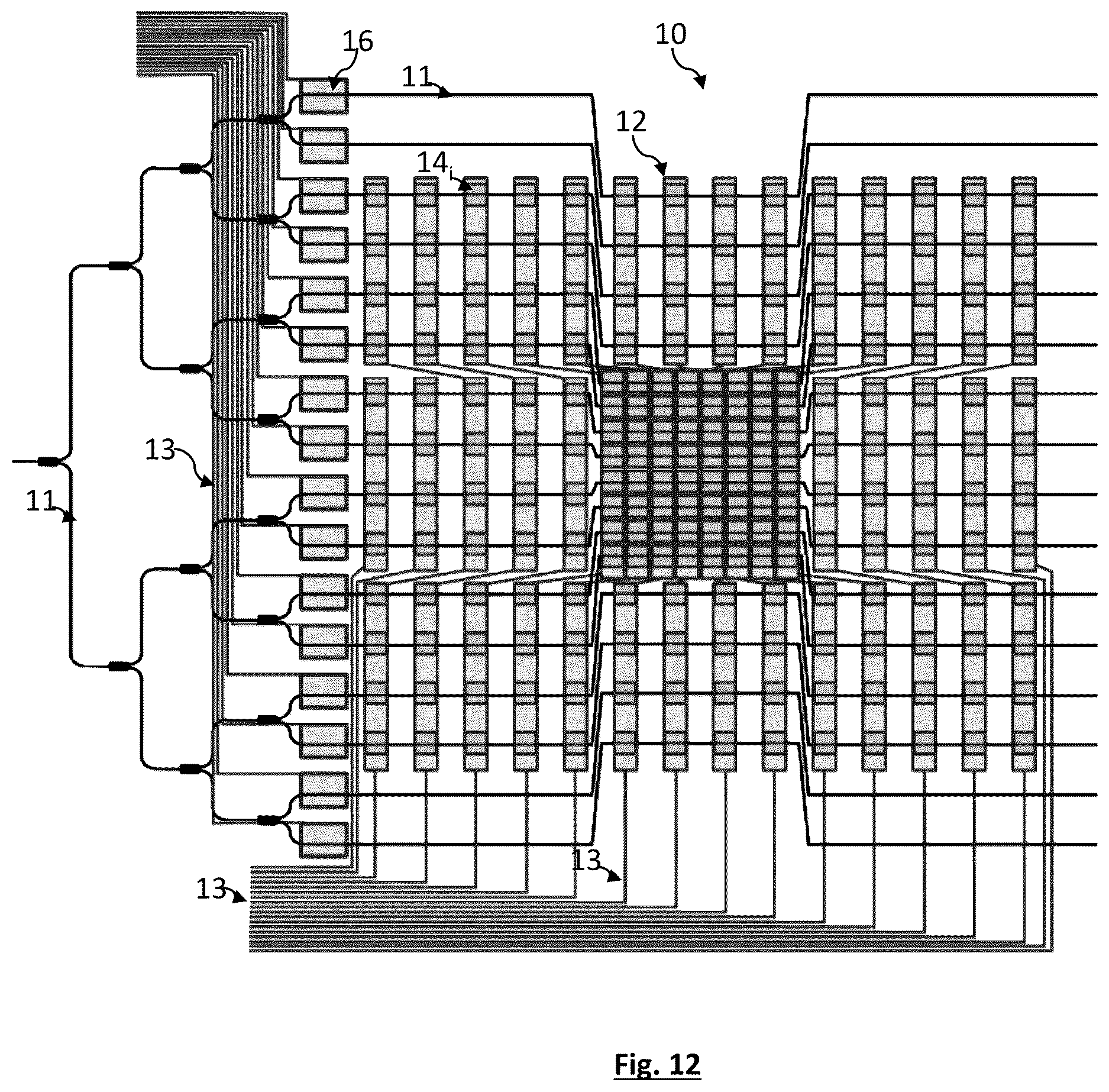 Patent US12619078 Figure 14 – Device for projecting an image formed by a screen