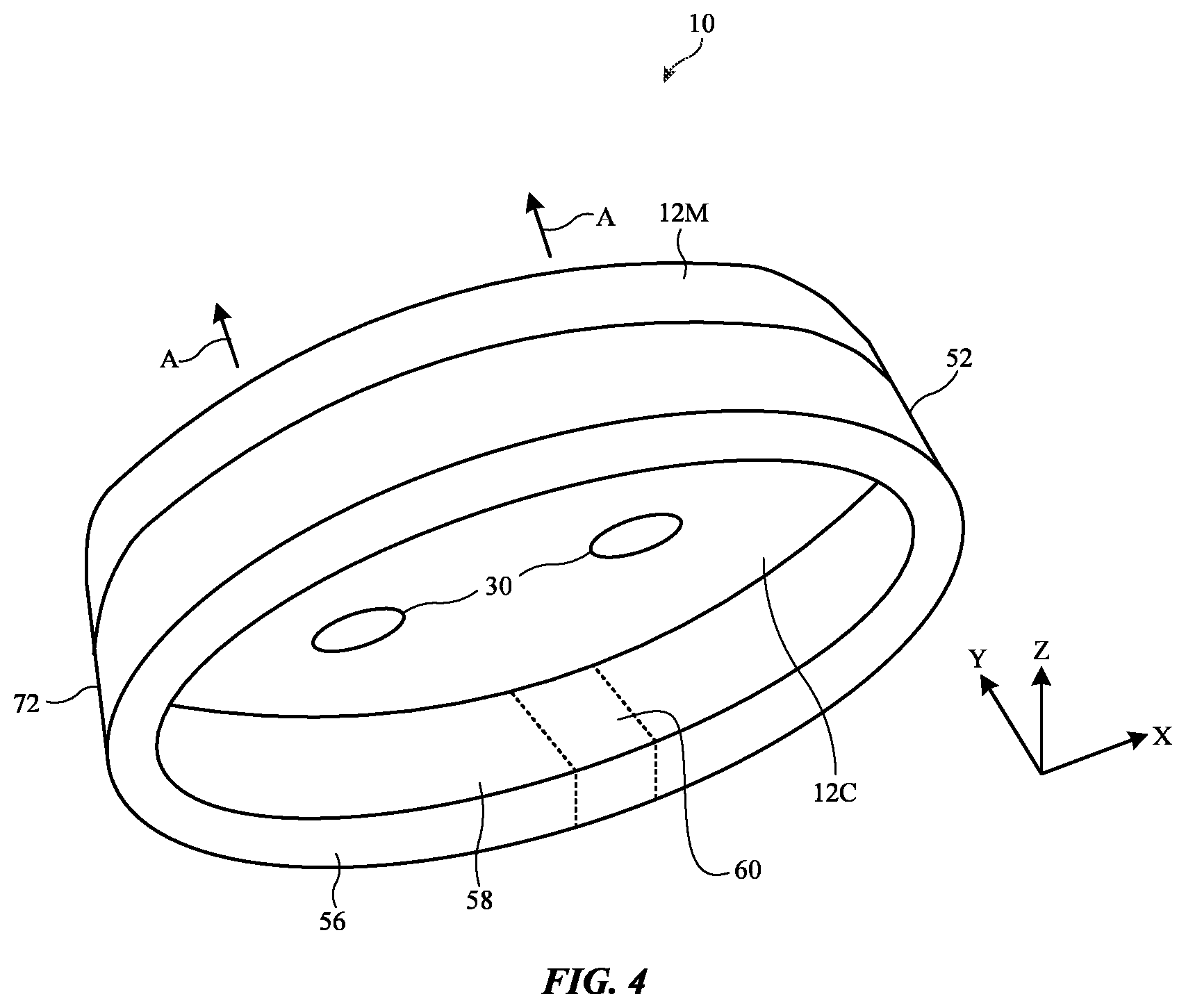 Patent US12619080 Figure 3 – Electronic devices with light-blocking fabrics