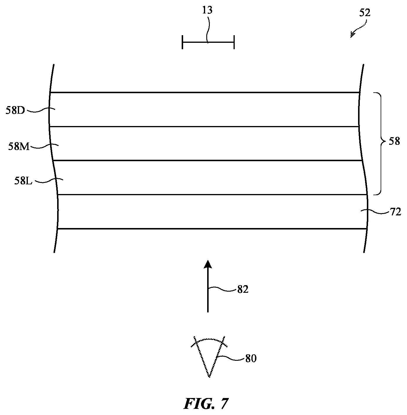 Patent US12619080 Figure 6 – Electronic devices with light-blocking fabrics